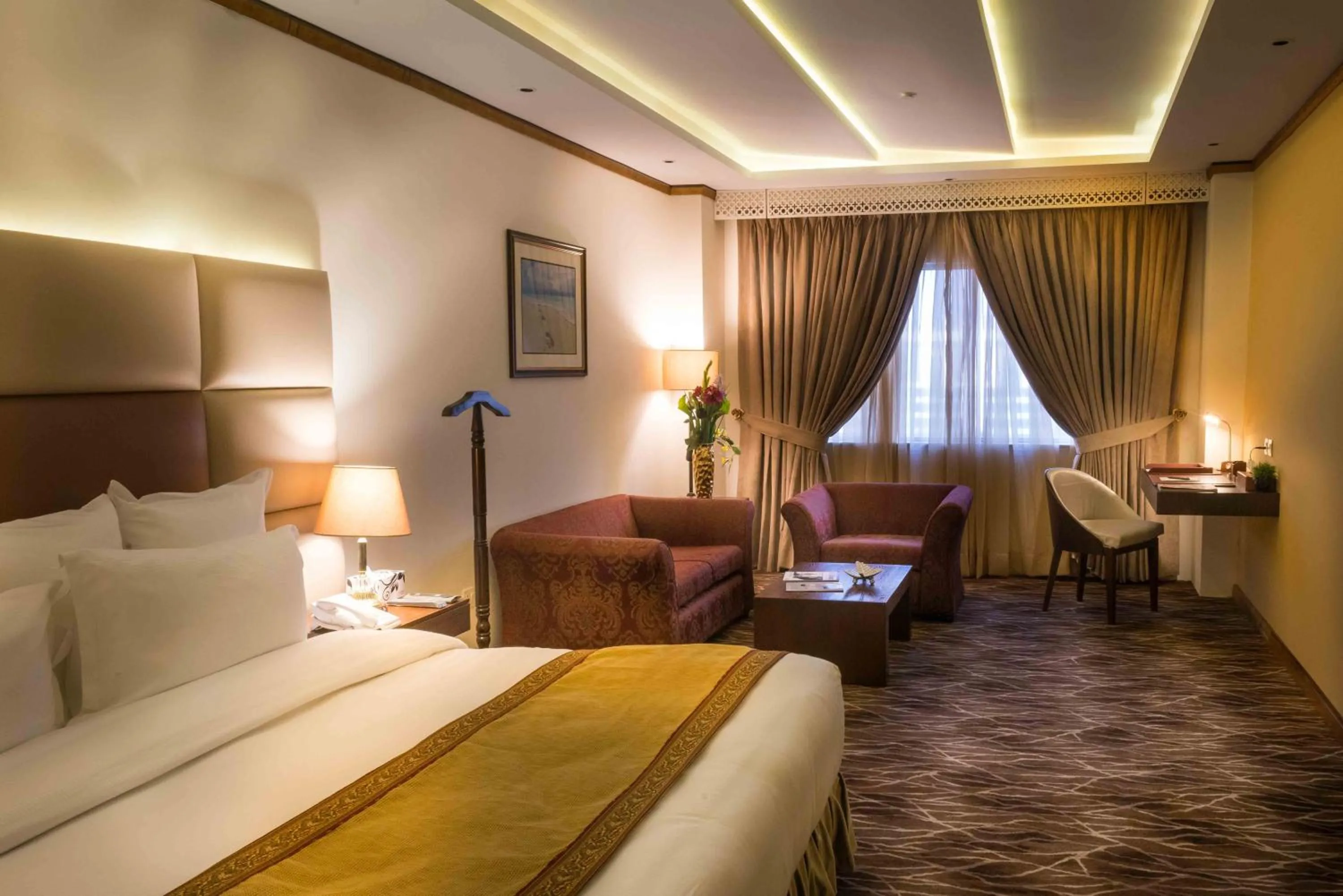 Bed in Luxus Grand Hotel