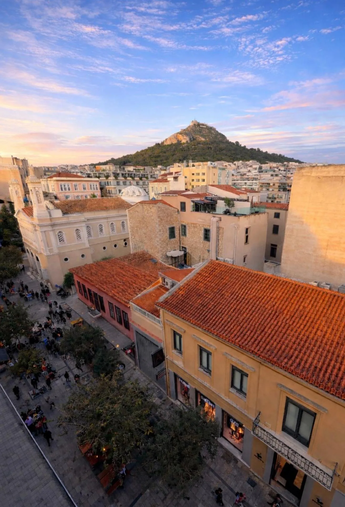 City view in Elite Ermou Suites