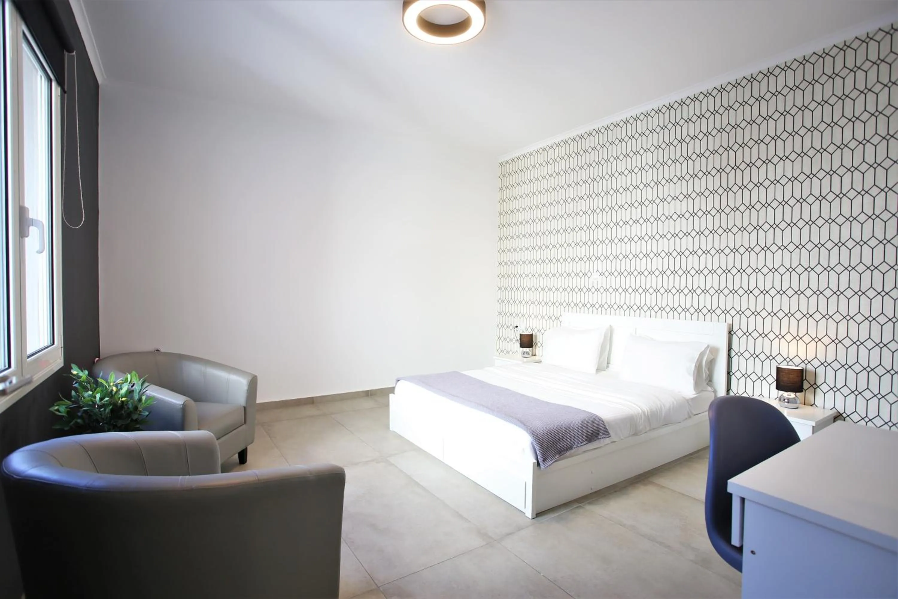 Bedroom, Bed in GK Athens by GK Properties