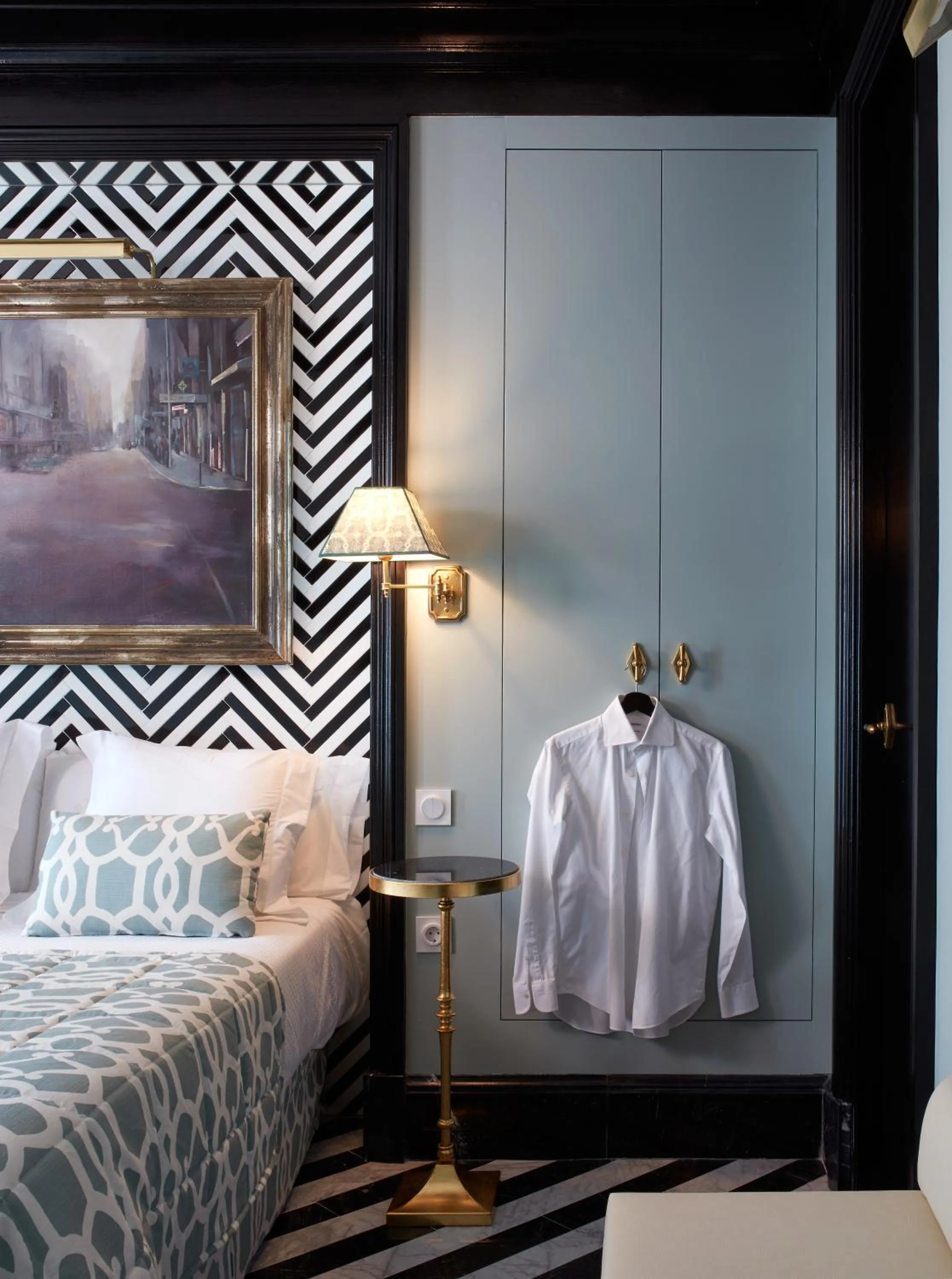 Decorative detail, Bed in Triana House