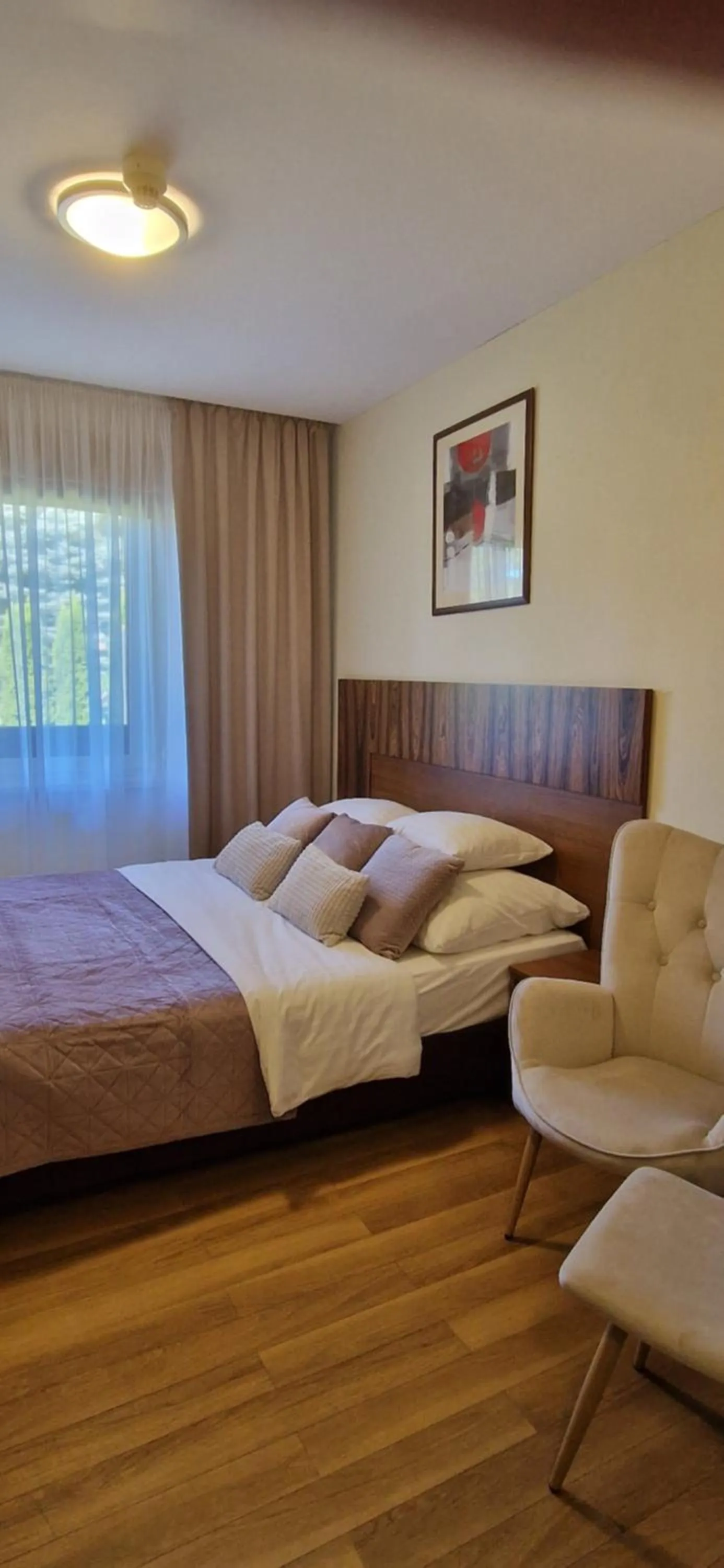 Bed in Hotel Ostaniec