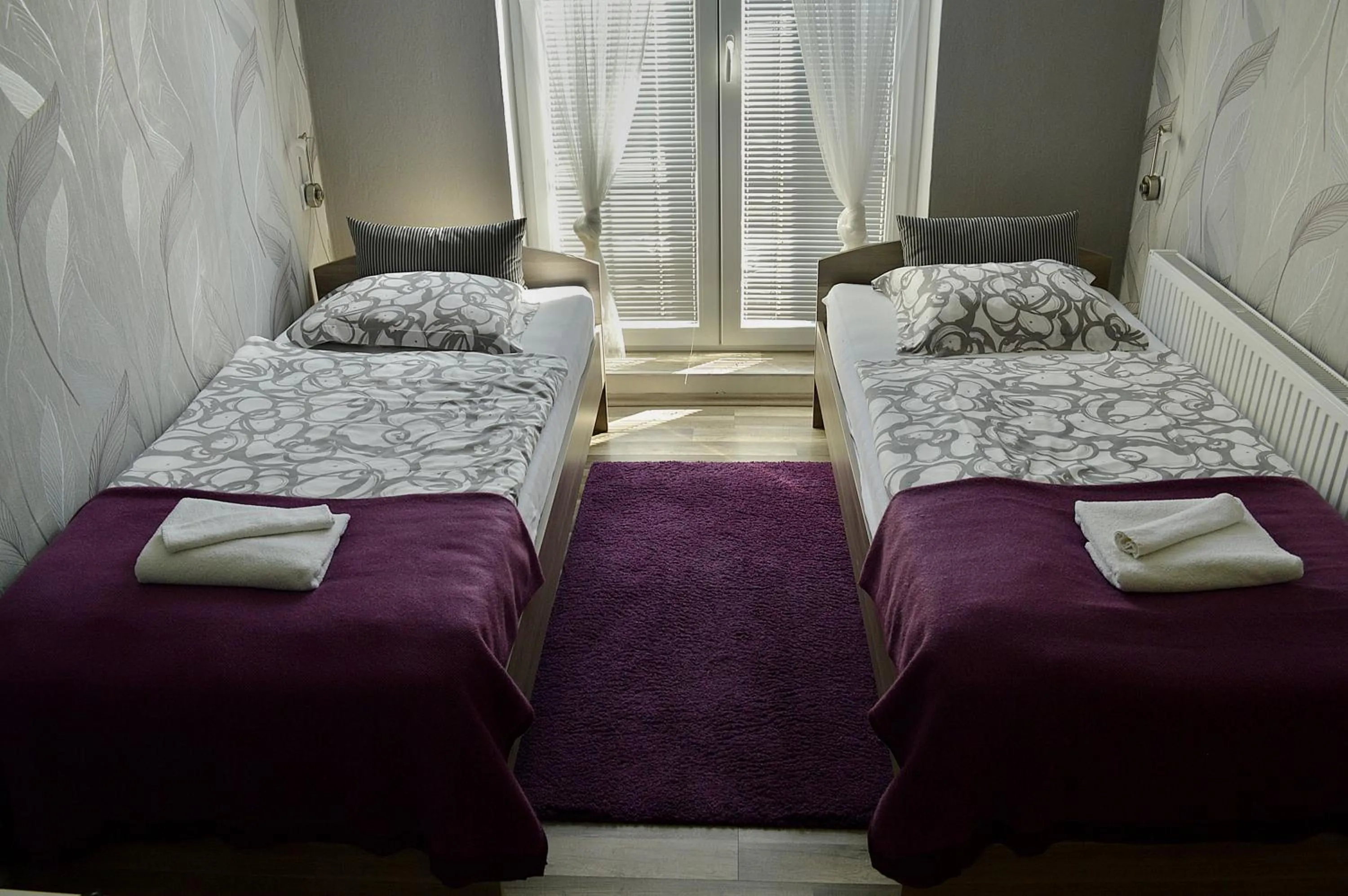 Bed in Hotel Florian