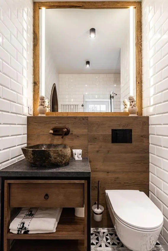 Toilet in Gotyk House