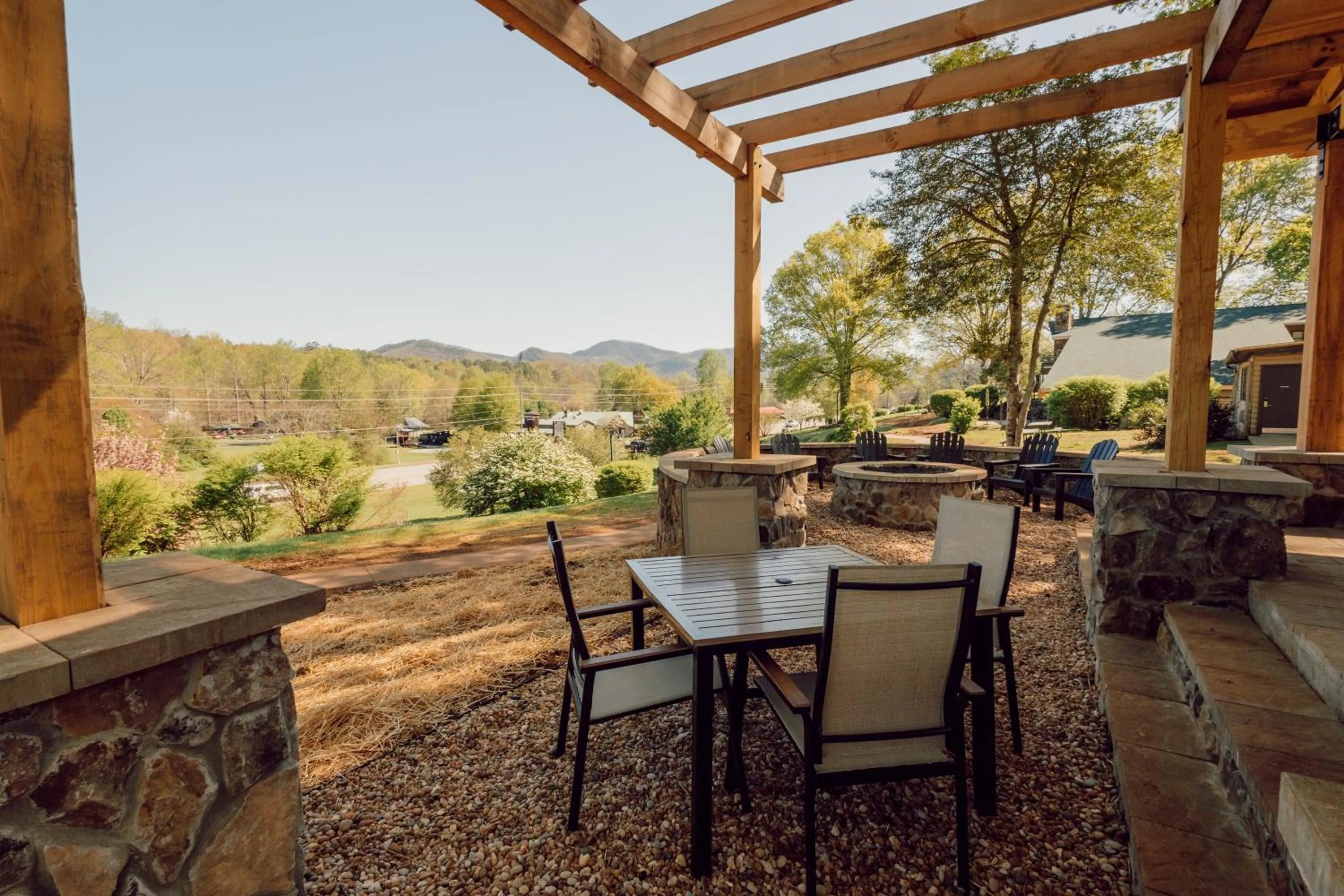 fireplace in Tremont Lodge & Resort