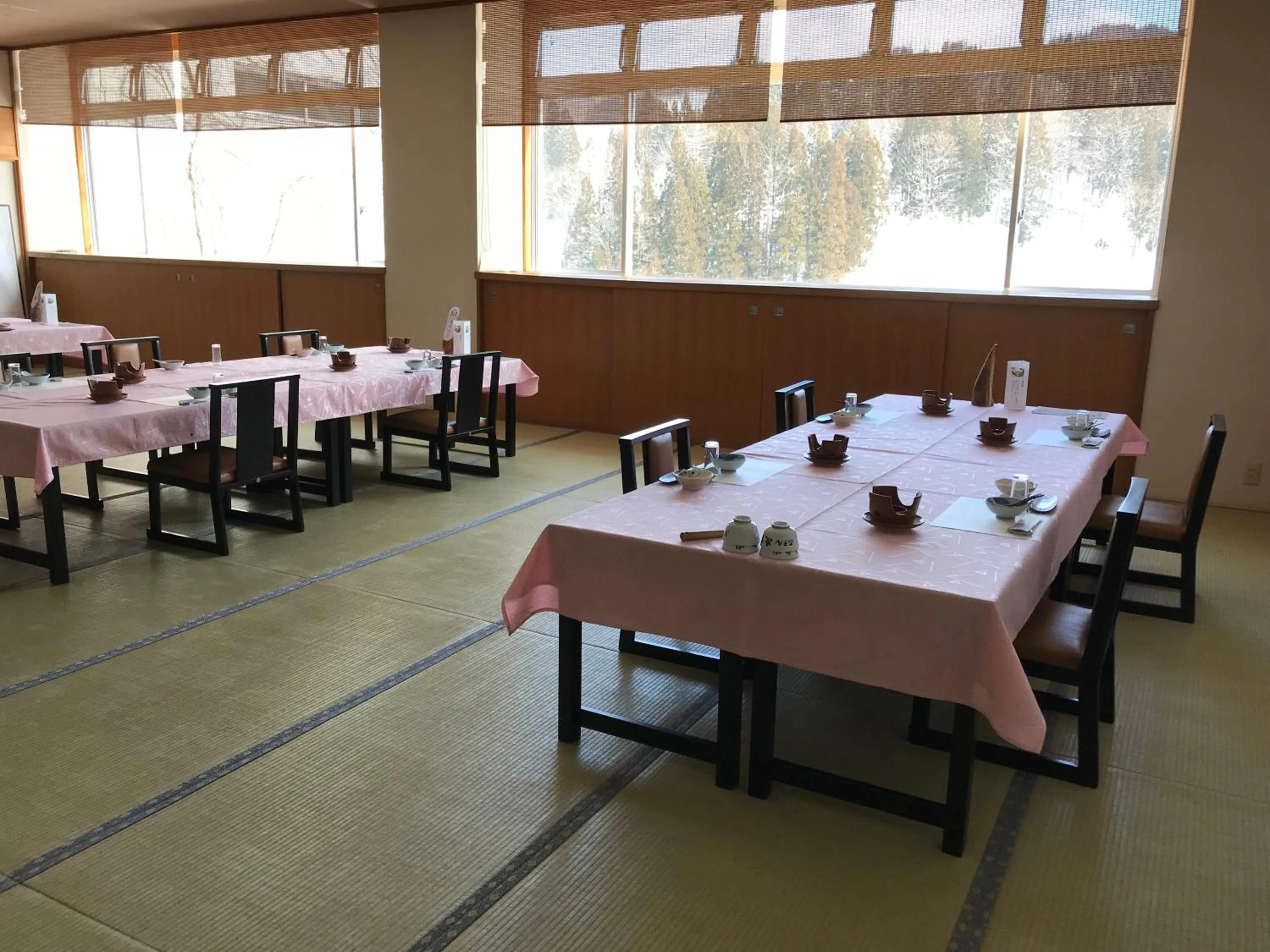 Restaurant/places to eat in Ryounkaku Matsunoyama onsen