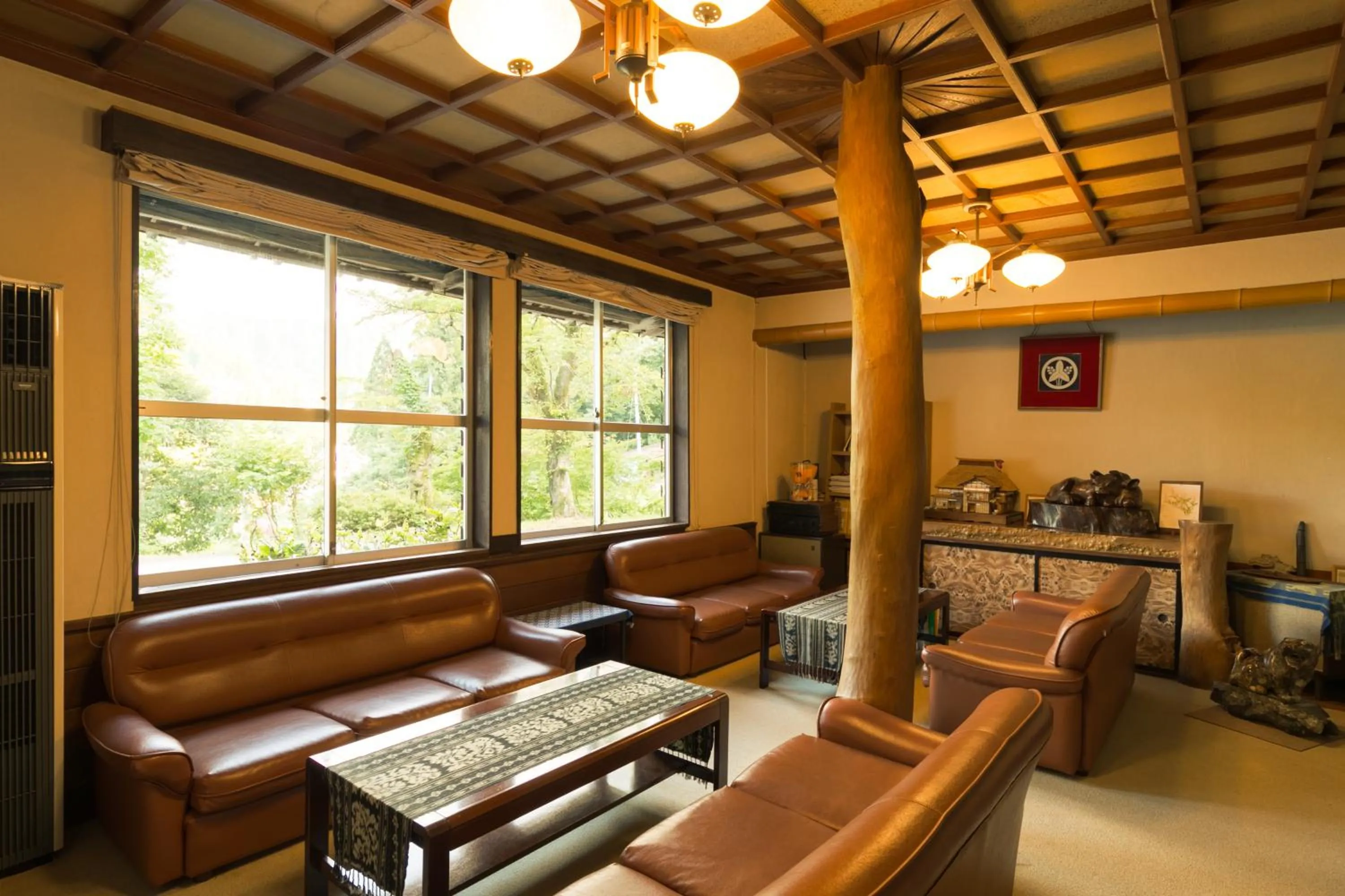 Lobby or reception in Ryounkaku Matsunoyama onsen