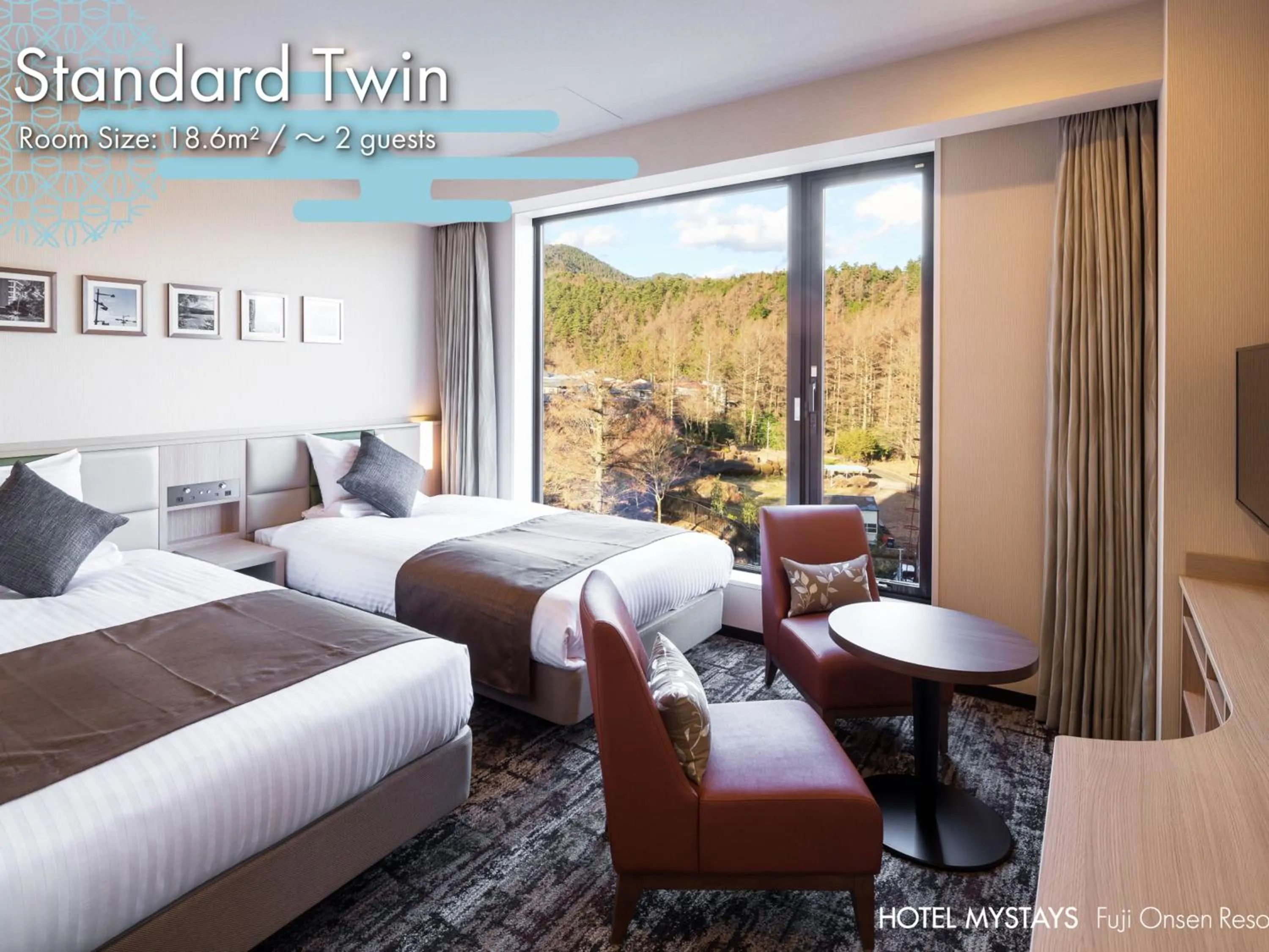 Photo of the whole room, Bed in HOTEL MYSTAYS Fuji Onsen Resort