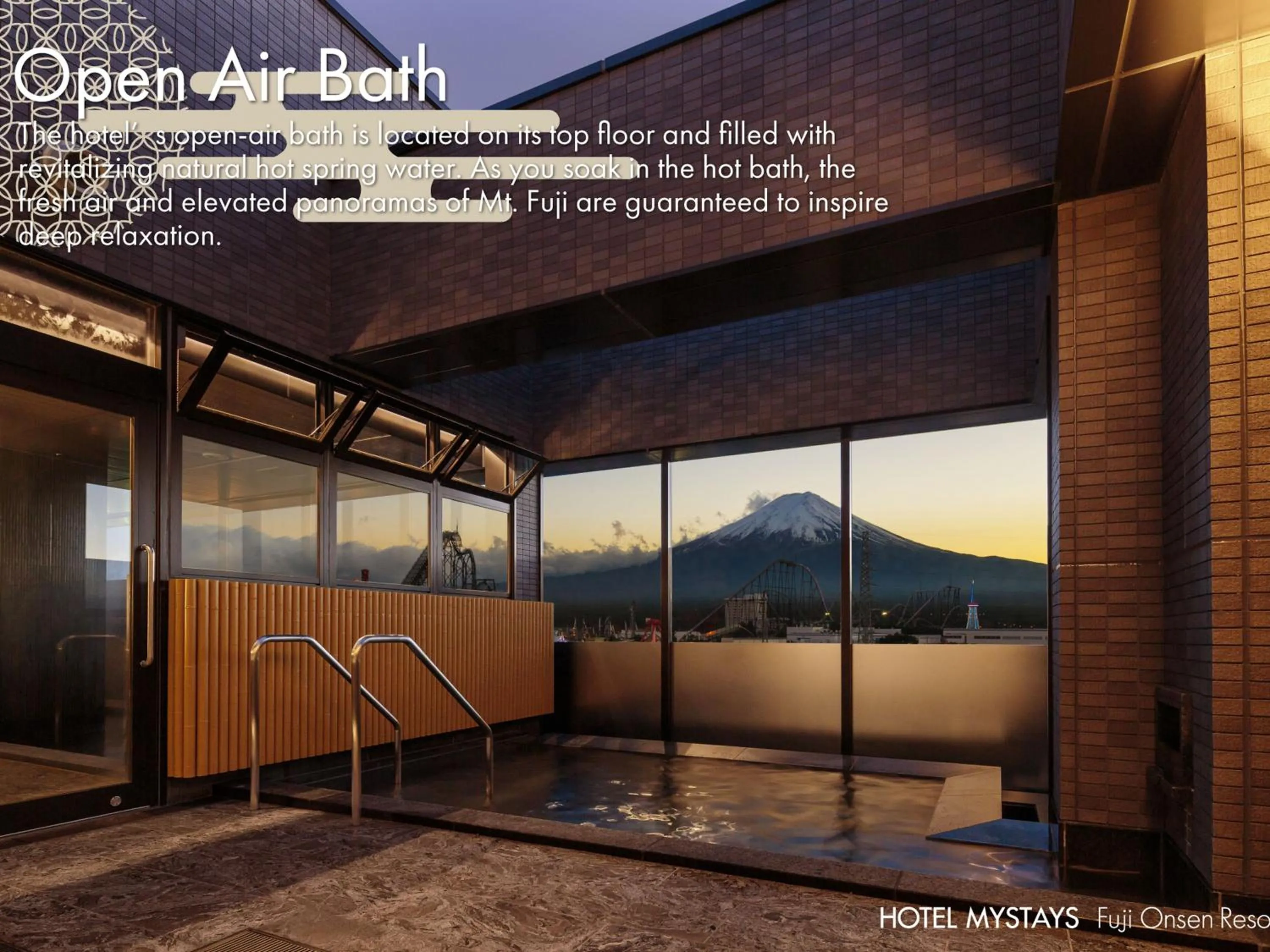 Hot Spring Bath in HOTEL MYSTAYS Fuji Onsen Resort