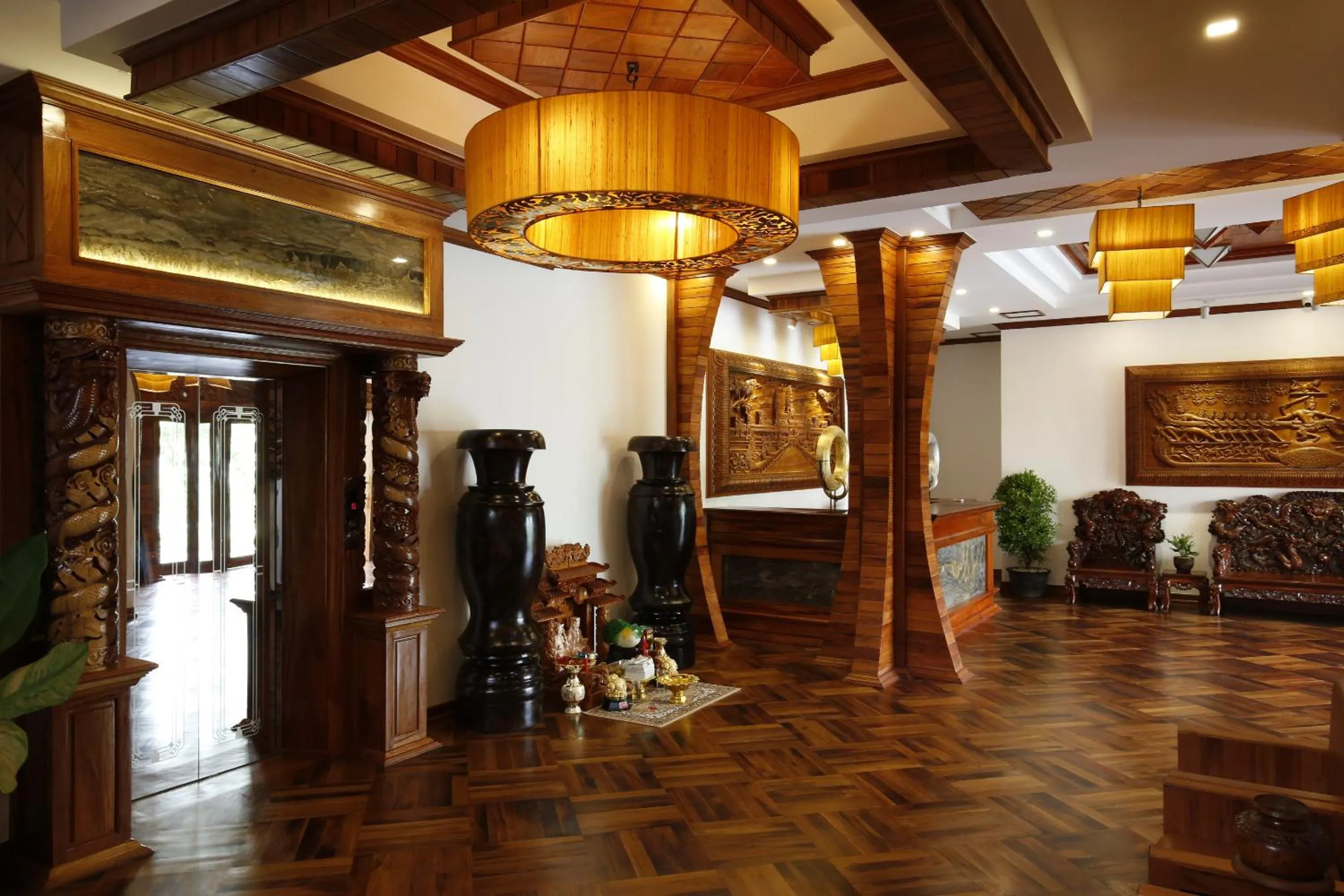 Lobby or reception in The Night Hotel