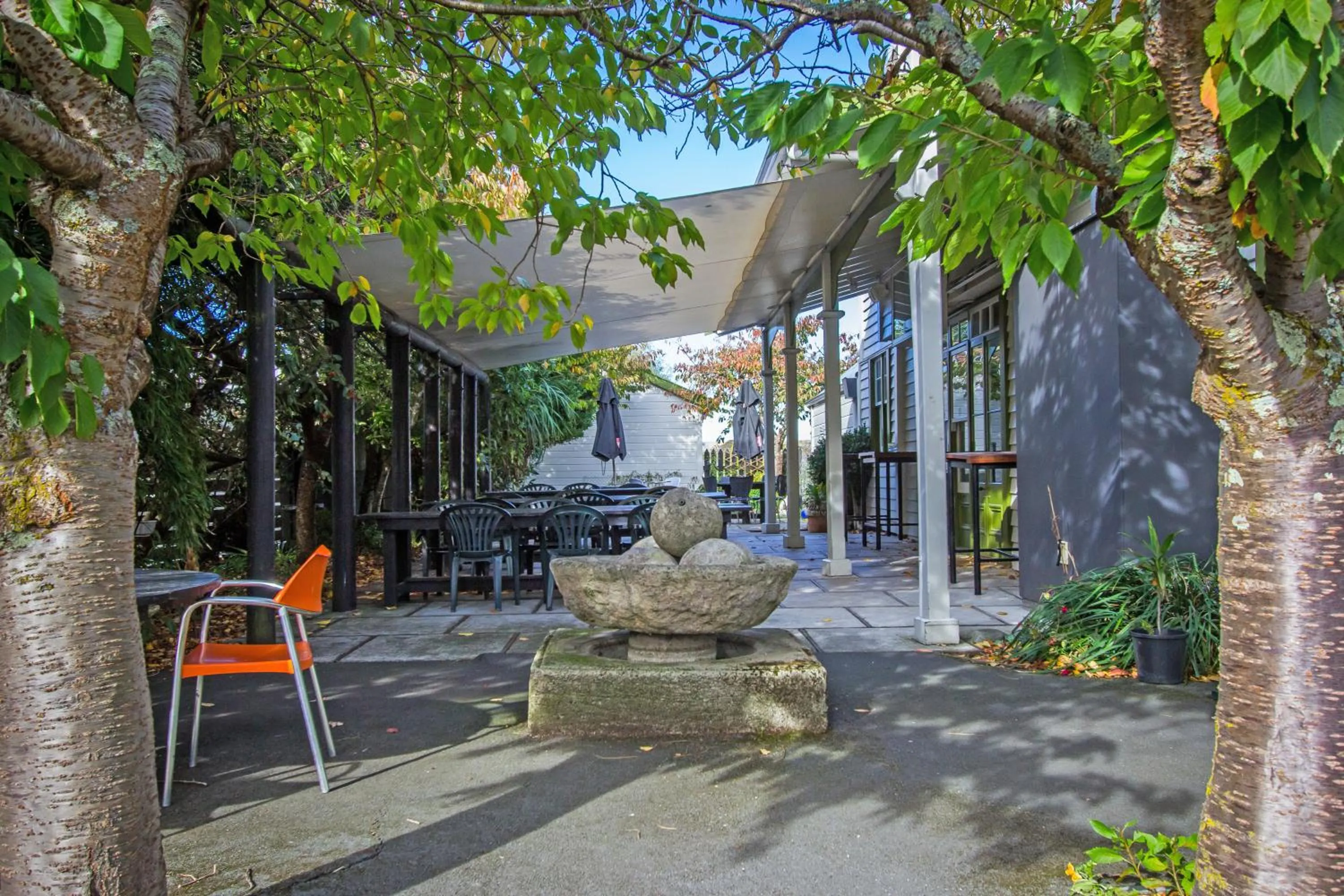 Patio in The Greytown Hotel