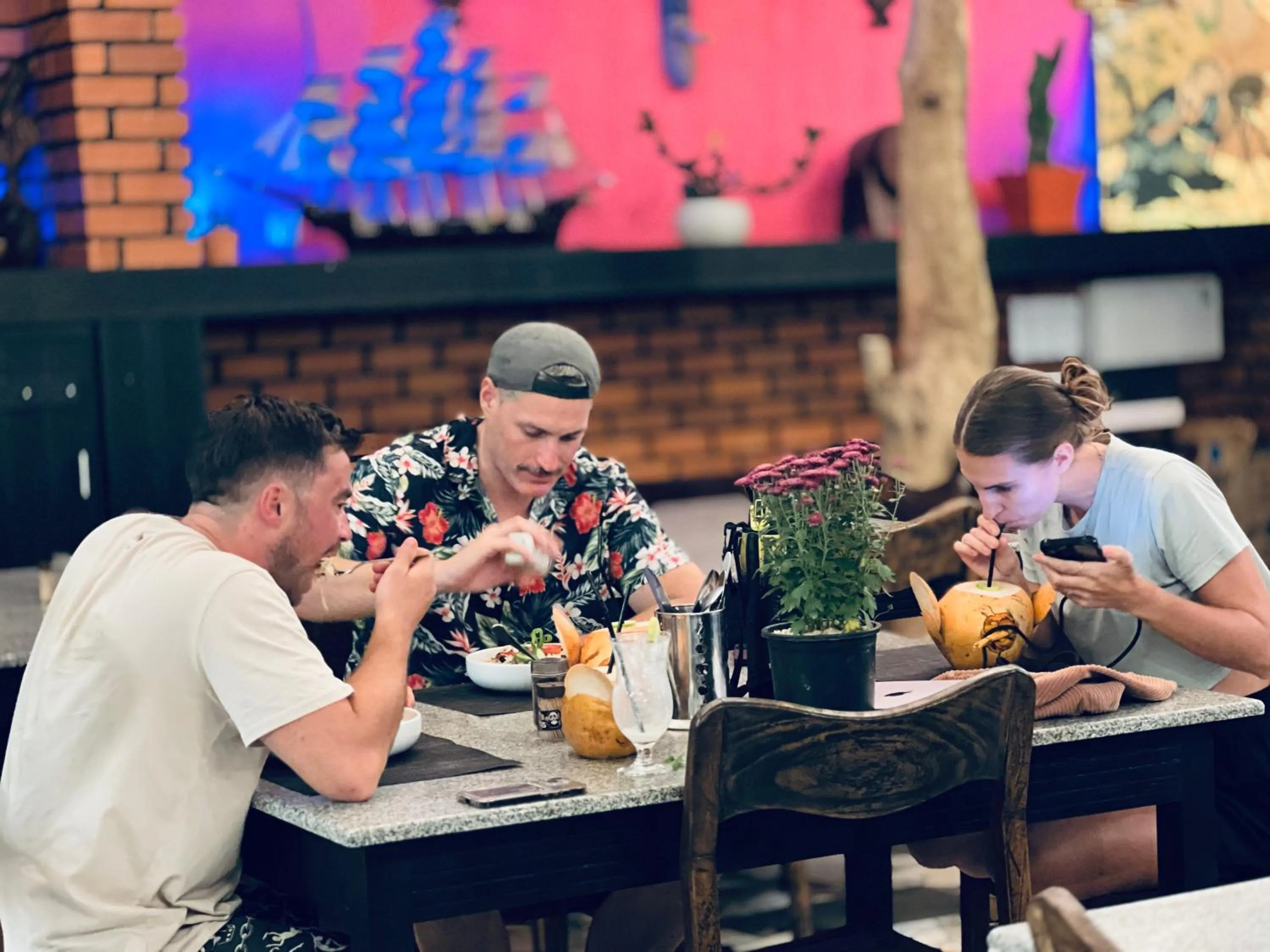 group of guests in Crystal Palace