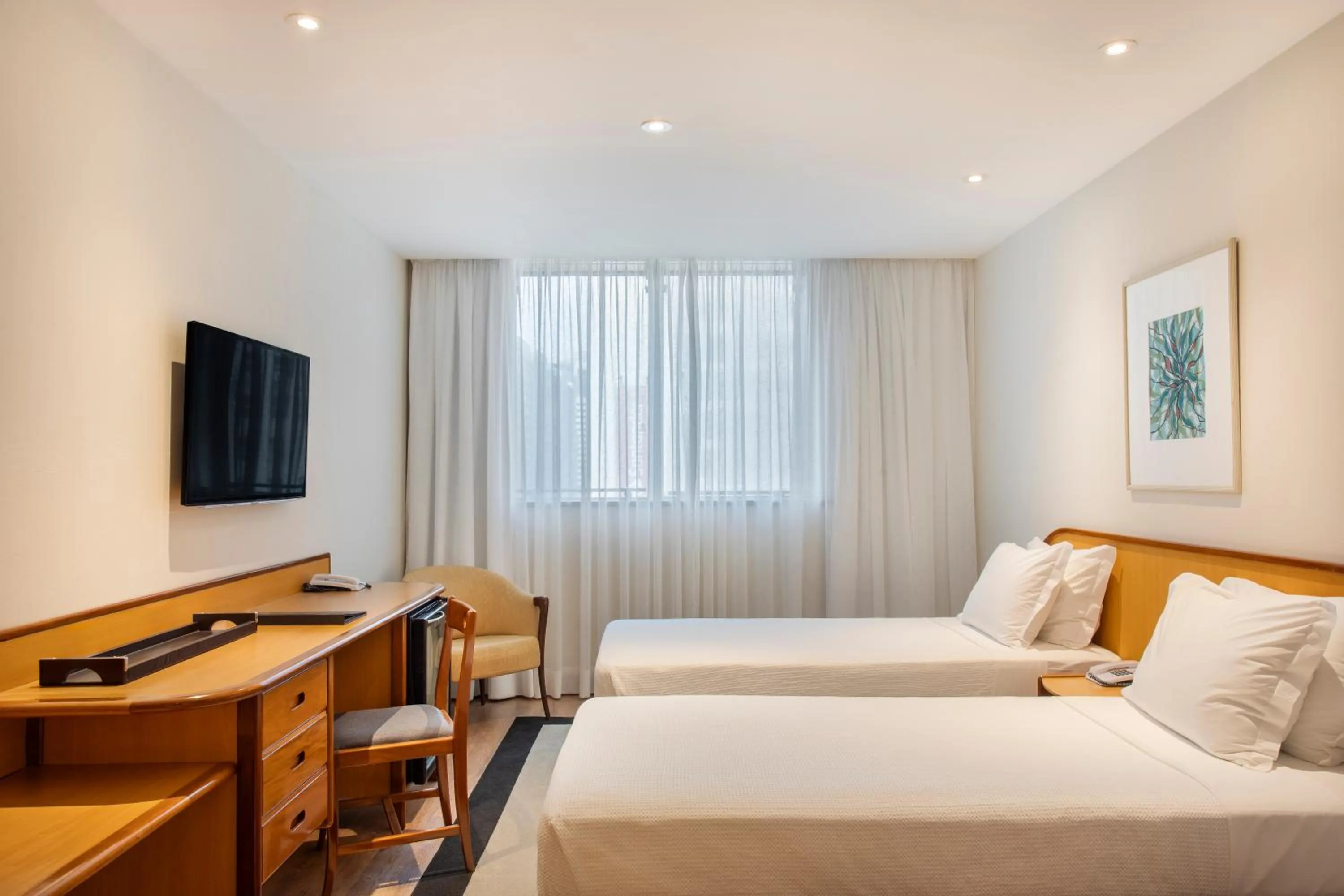 Bed in Windsor Guanabara Hotel