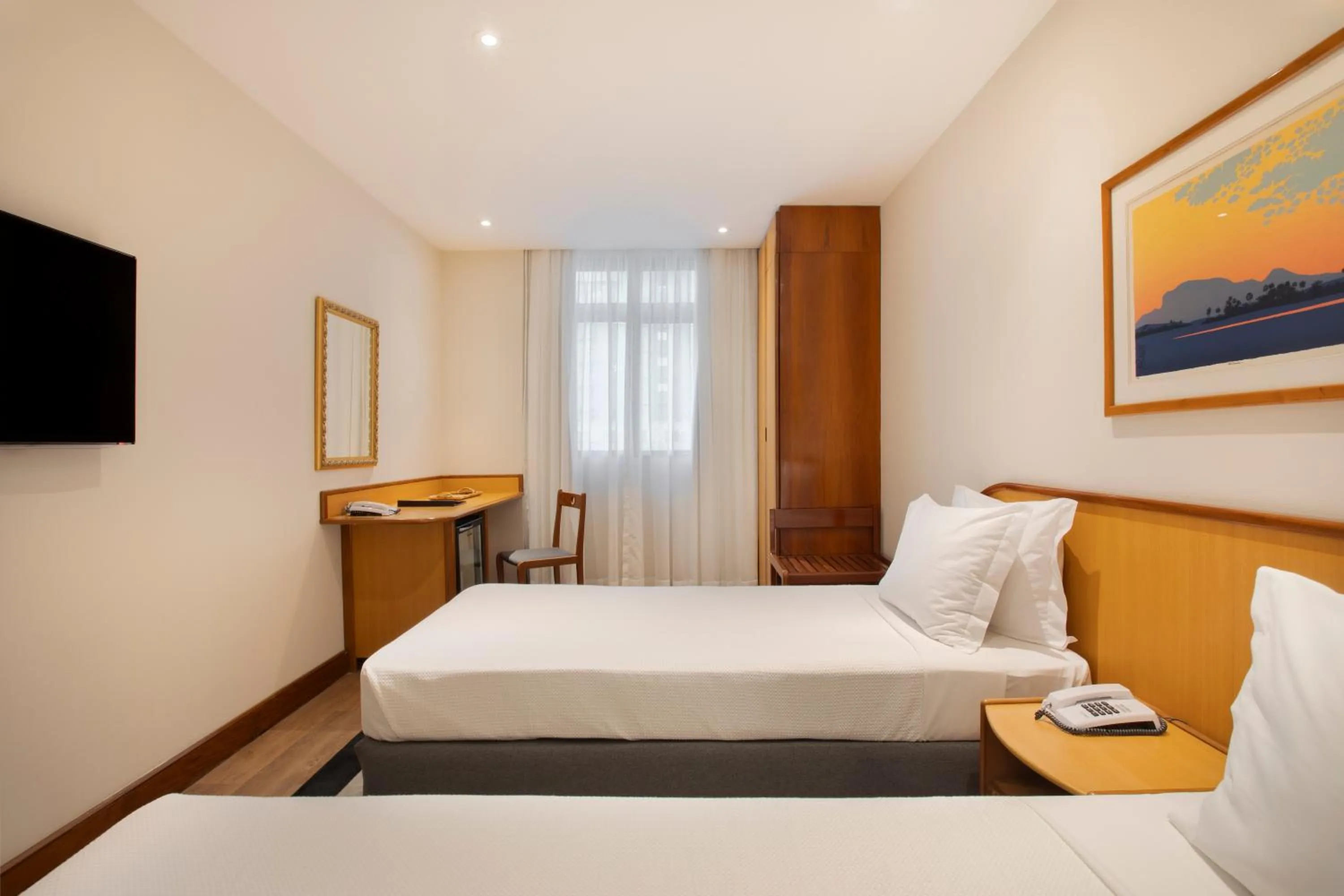 Bed in Windsor Guanabara Hotel