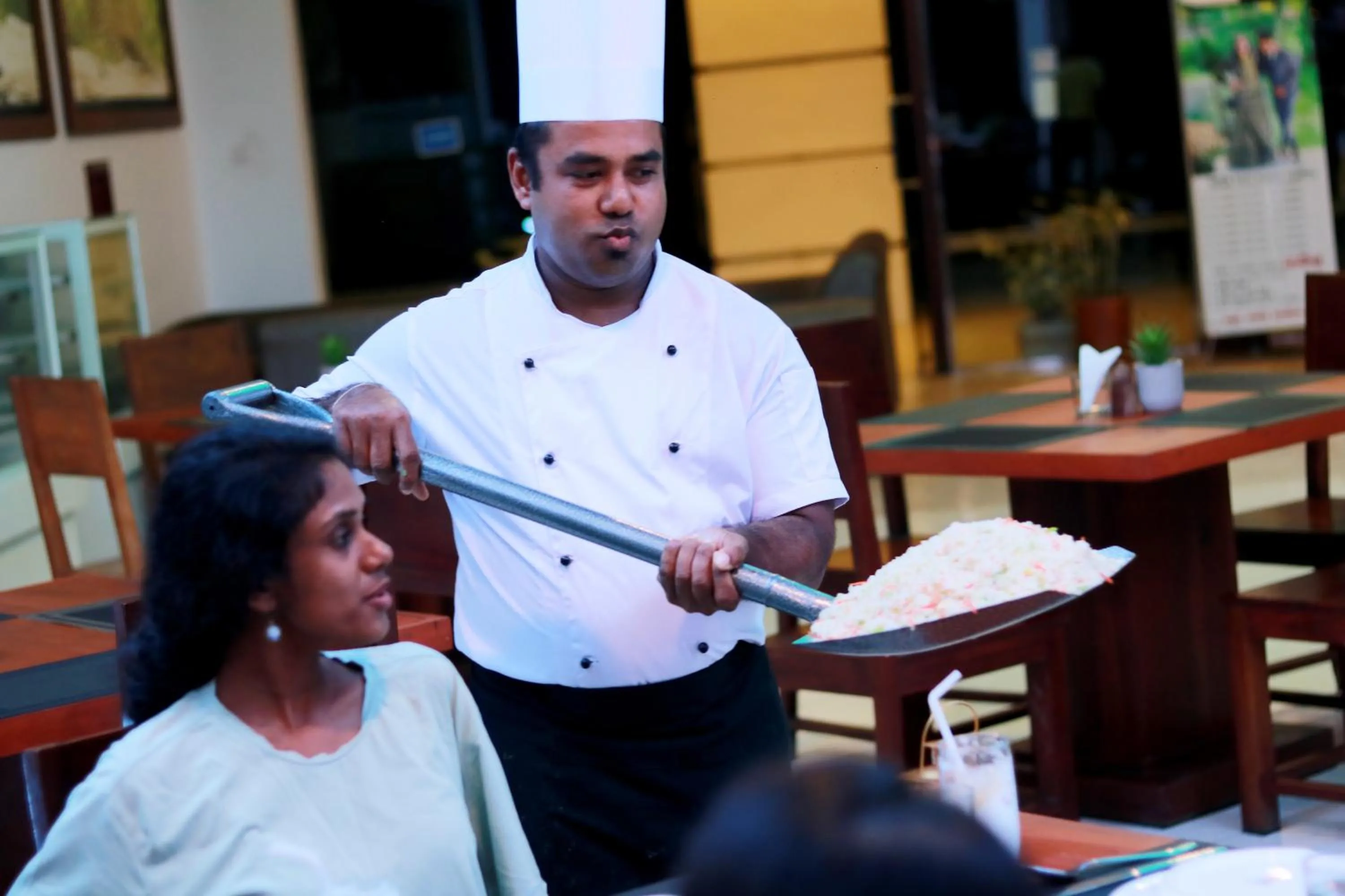 Food close-up in Jade Green Hotel Hambantota
