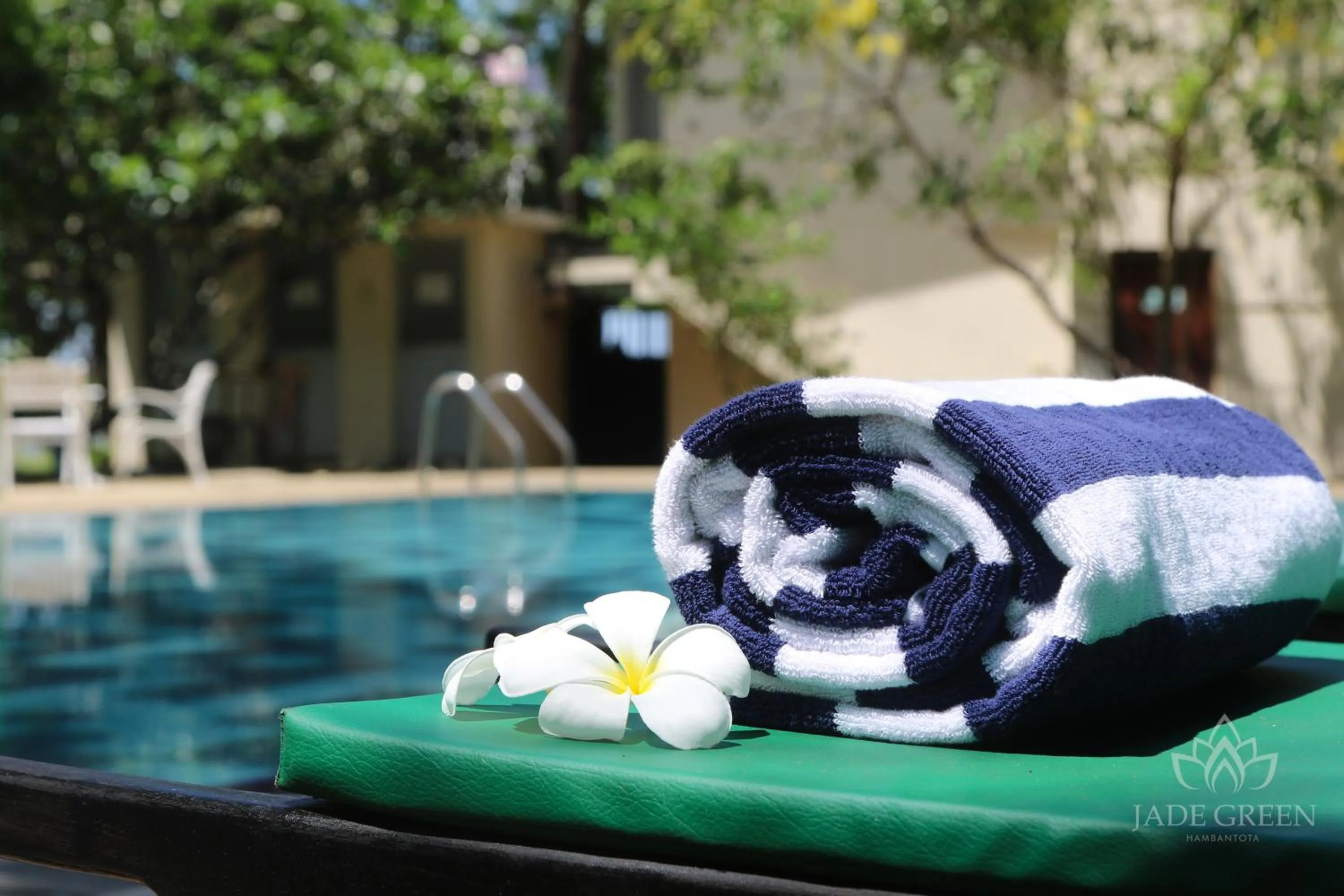 Pool view in Jade Green Hotel Hambantota