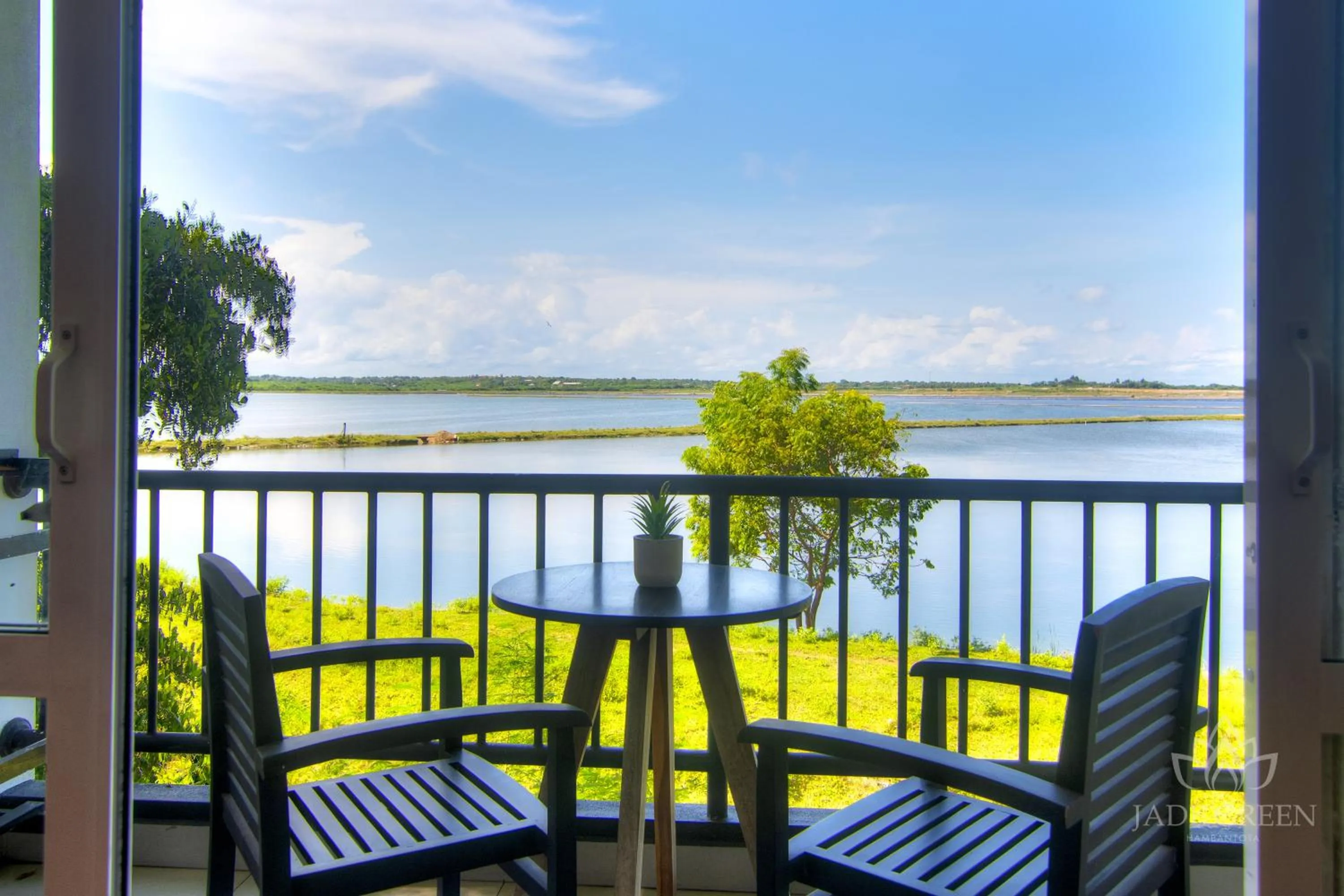 Lake view in Jade Green Hotel Hambantota