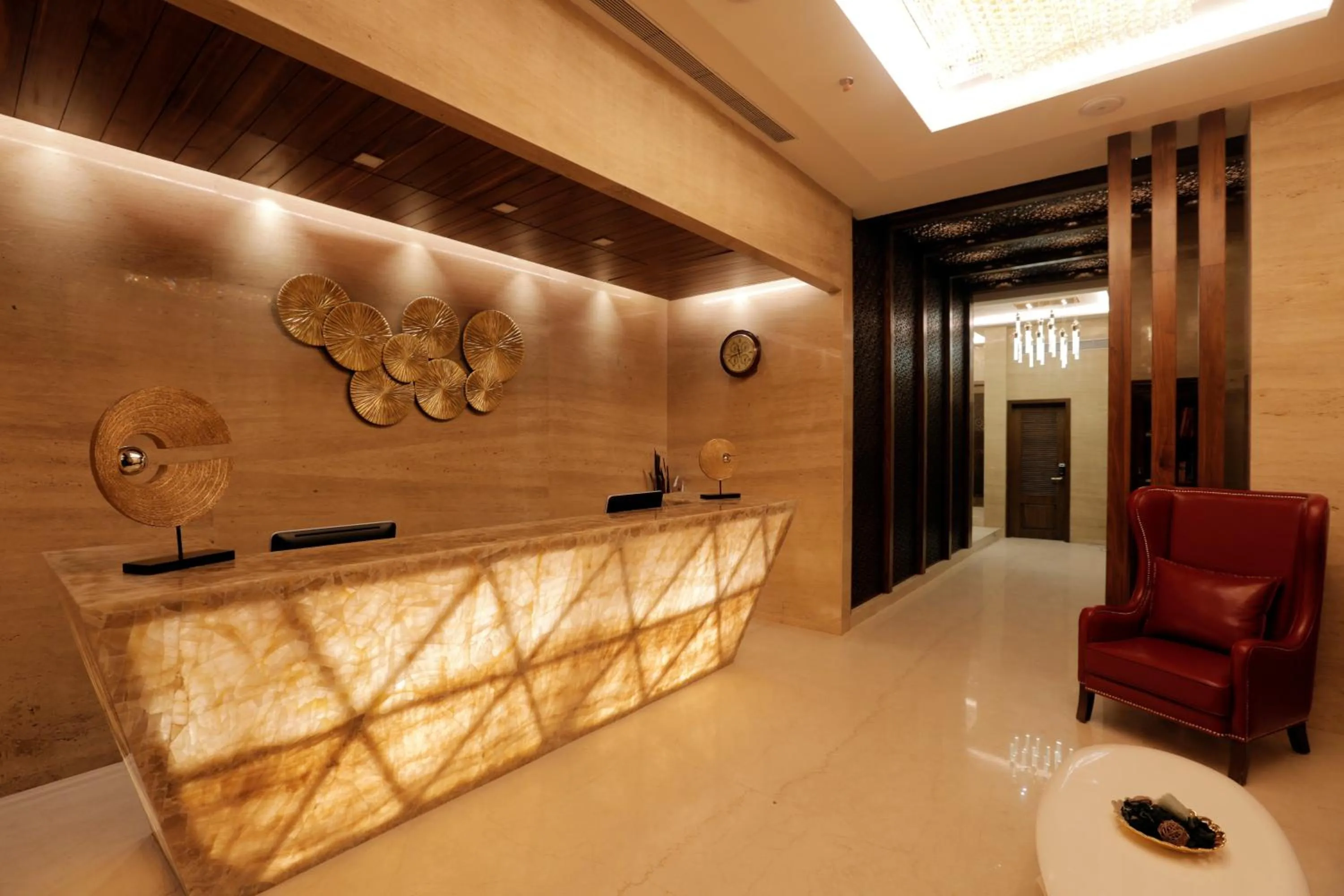 Lobby or reception in Hotel Metropolis