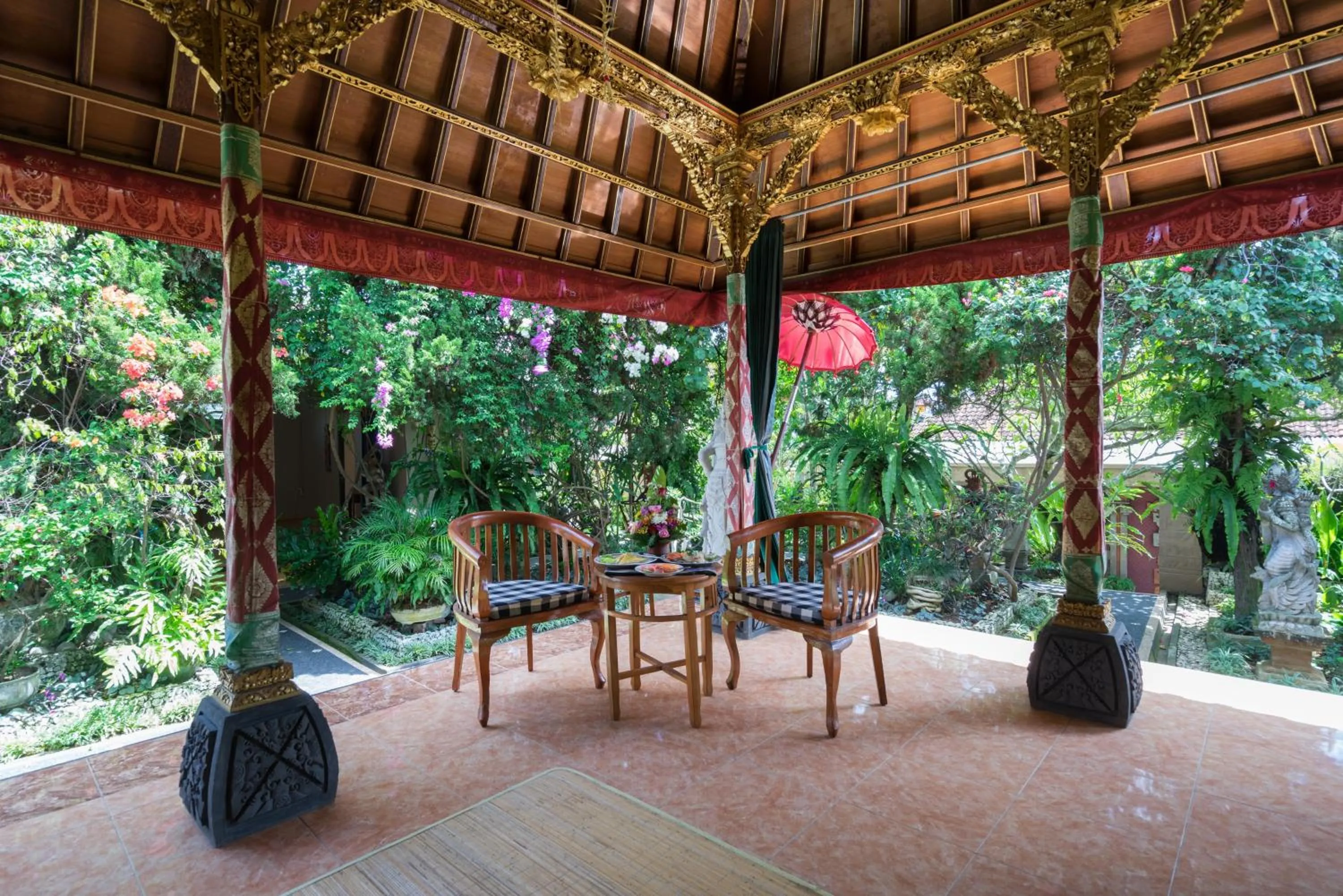Balcony/Terrace in Nuaja Balinese Guest House
