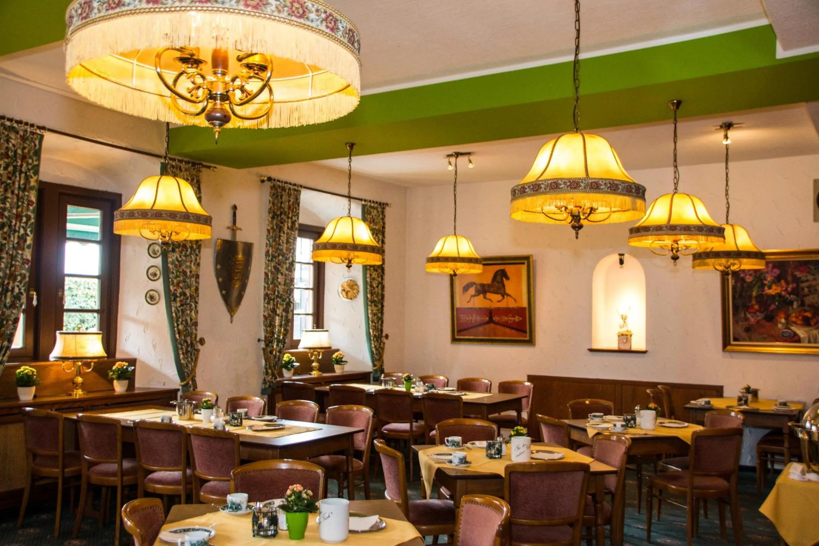 Dining area in Hotel Rheingraf