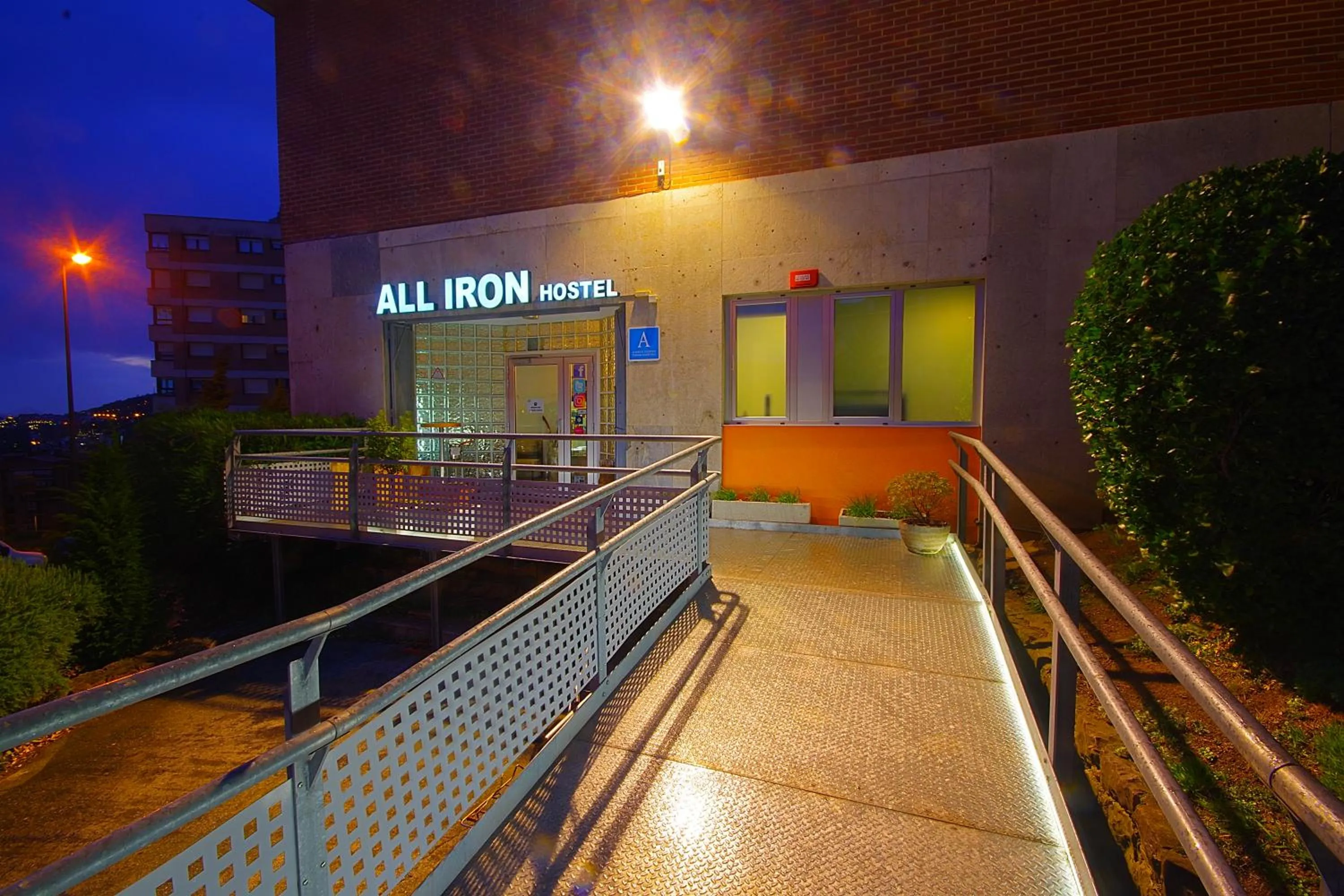 Property logo or sign in All Iron Hostel