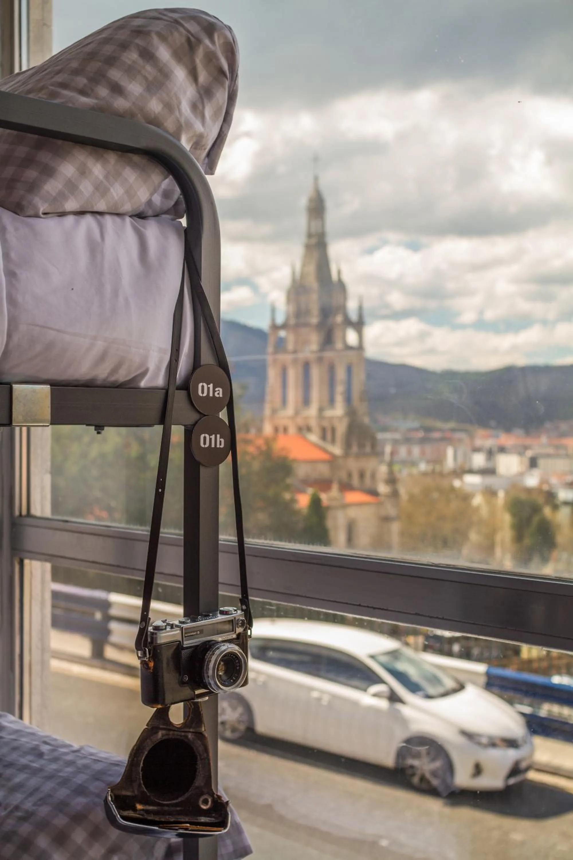 City view in All Iron Hostel