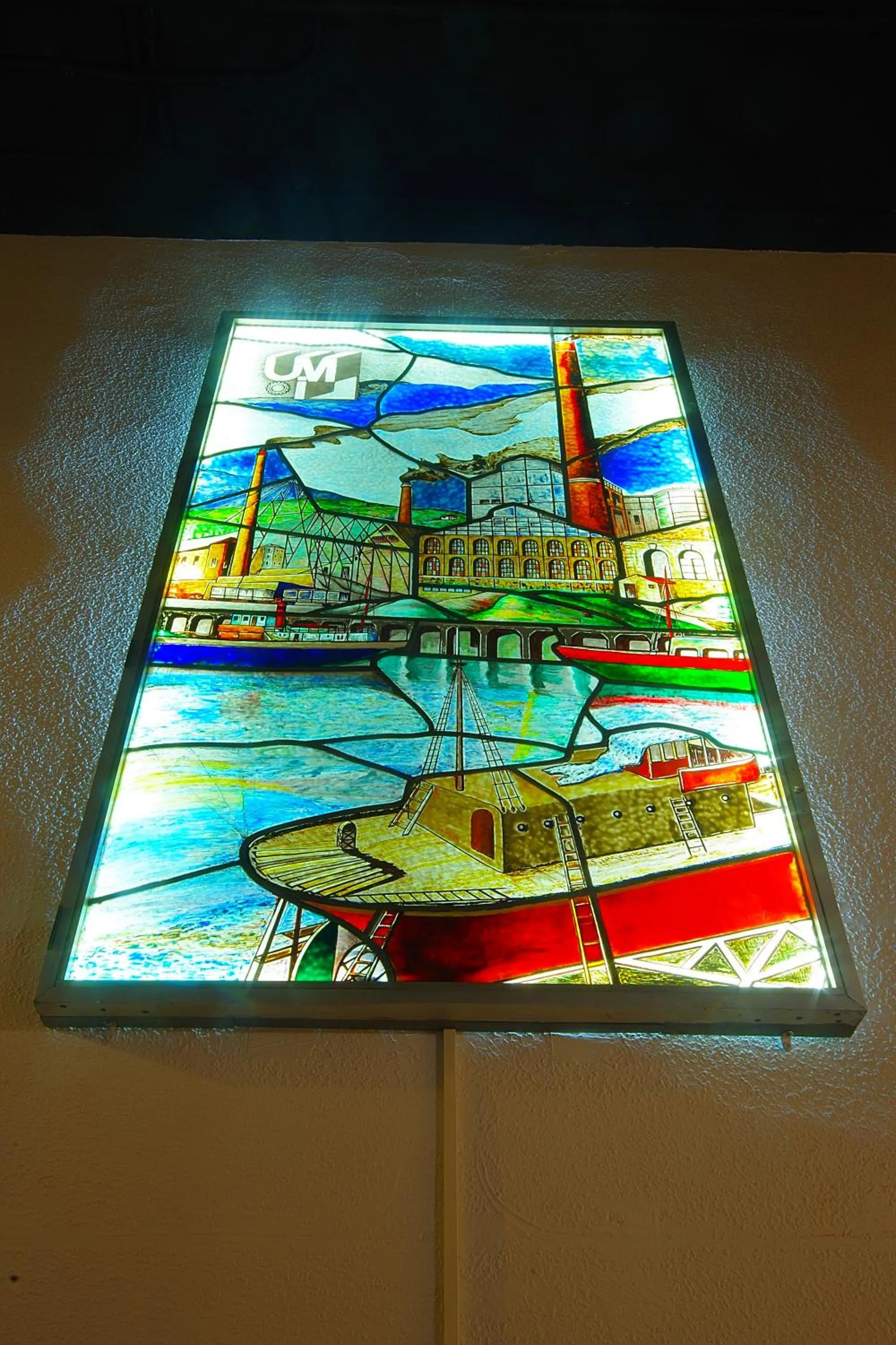 Decorative detail in All Iron Hostel