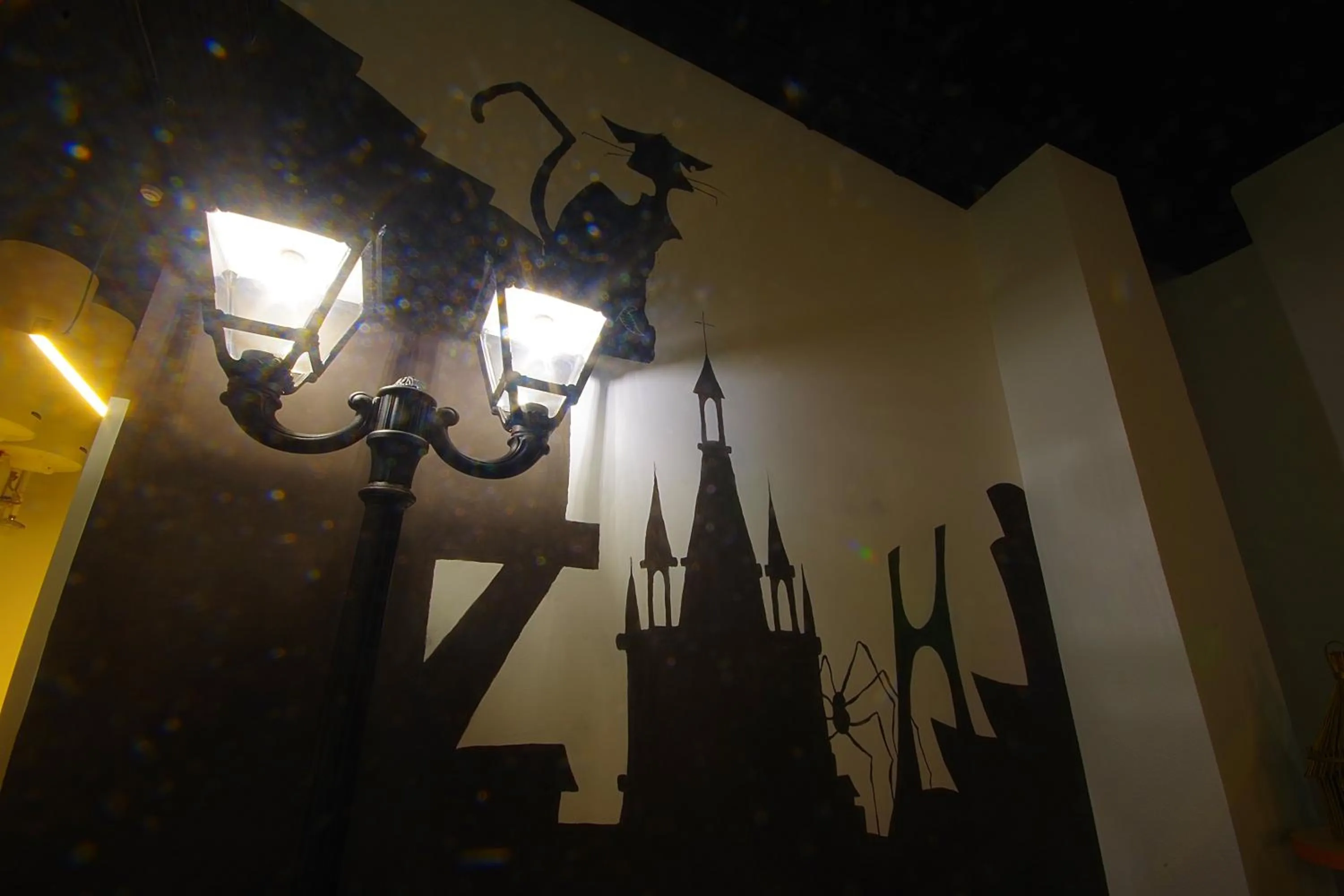 Living room in All Iron Hostel