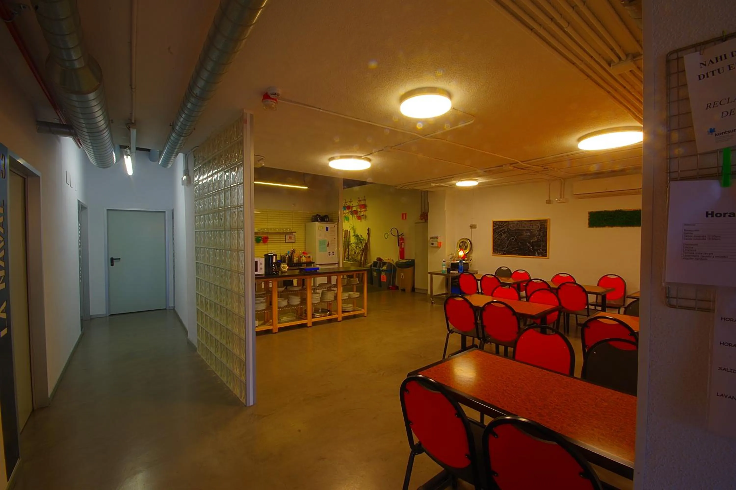 Dining area in All Iron Hostel