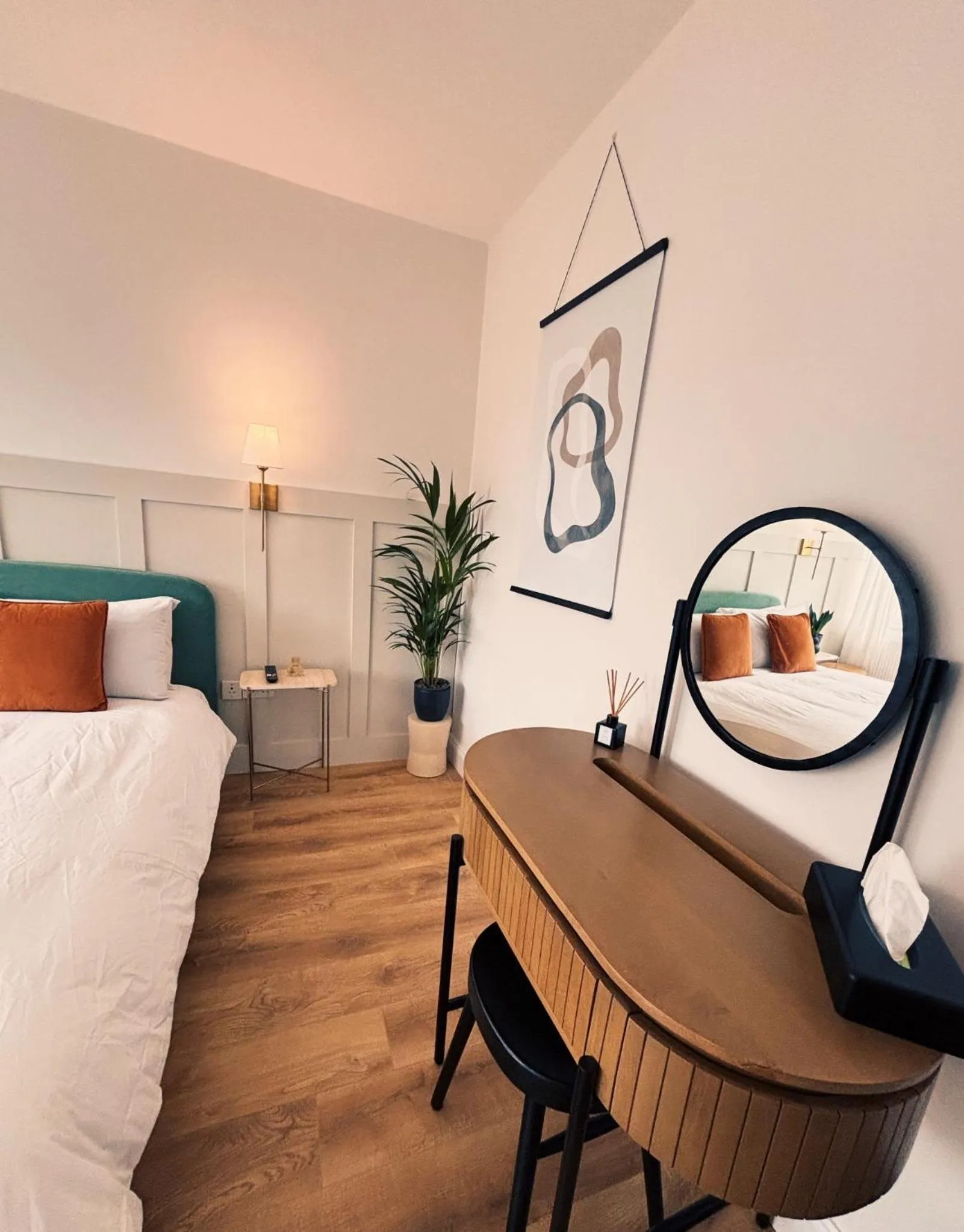 Bed in The Tower House B&B