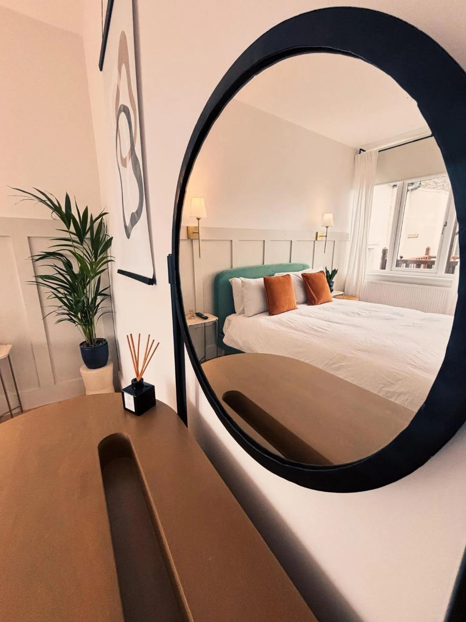 Bed in The Tower House B&B