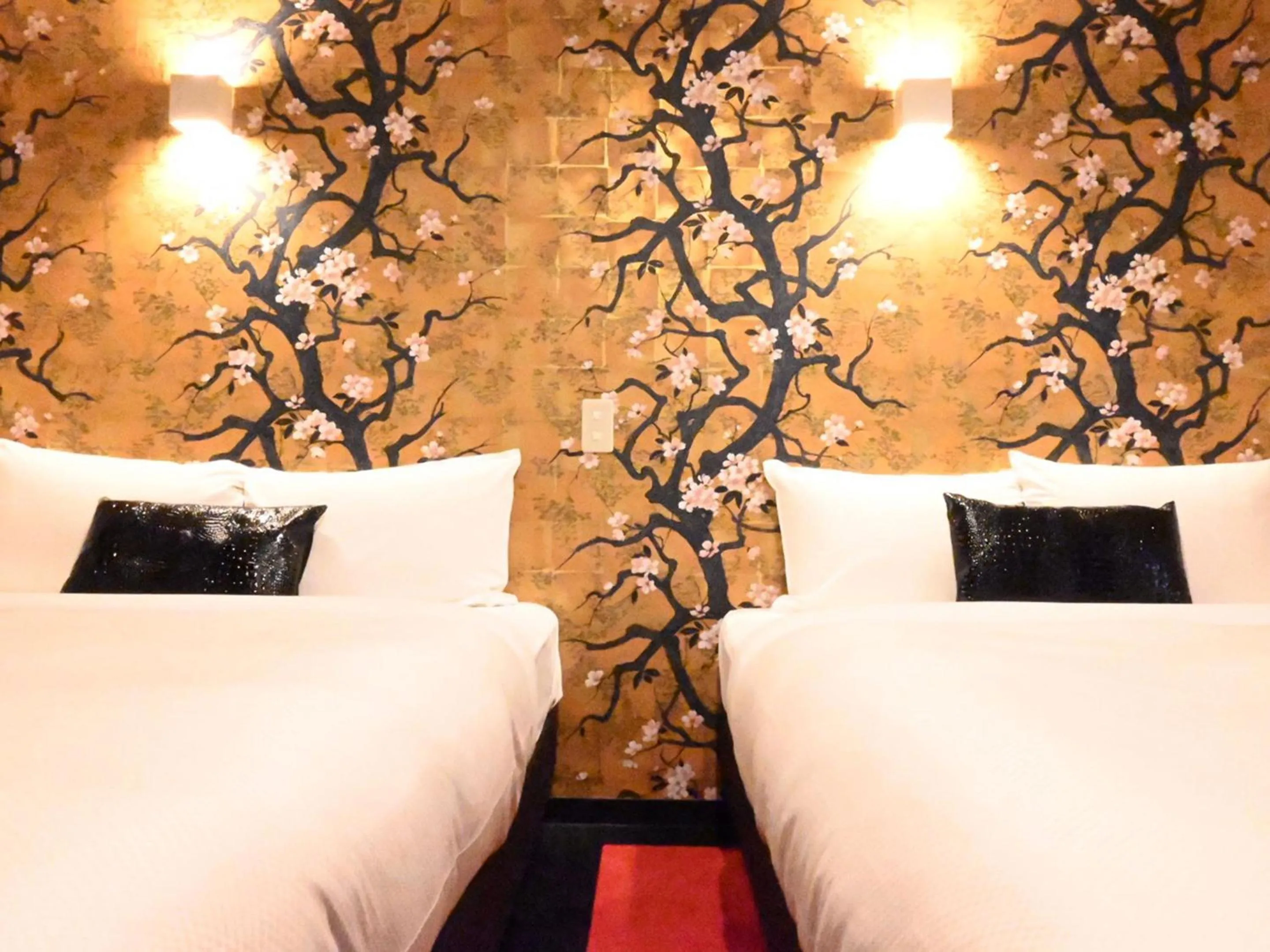 Bed in Art Inn Namba