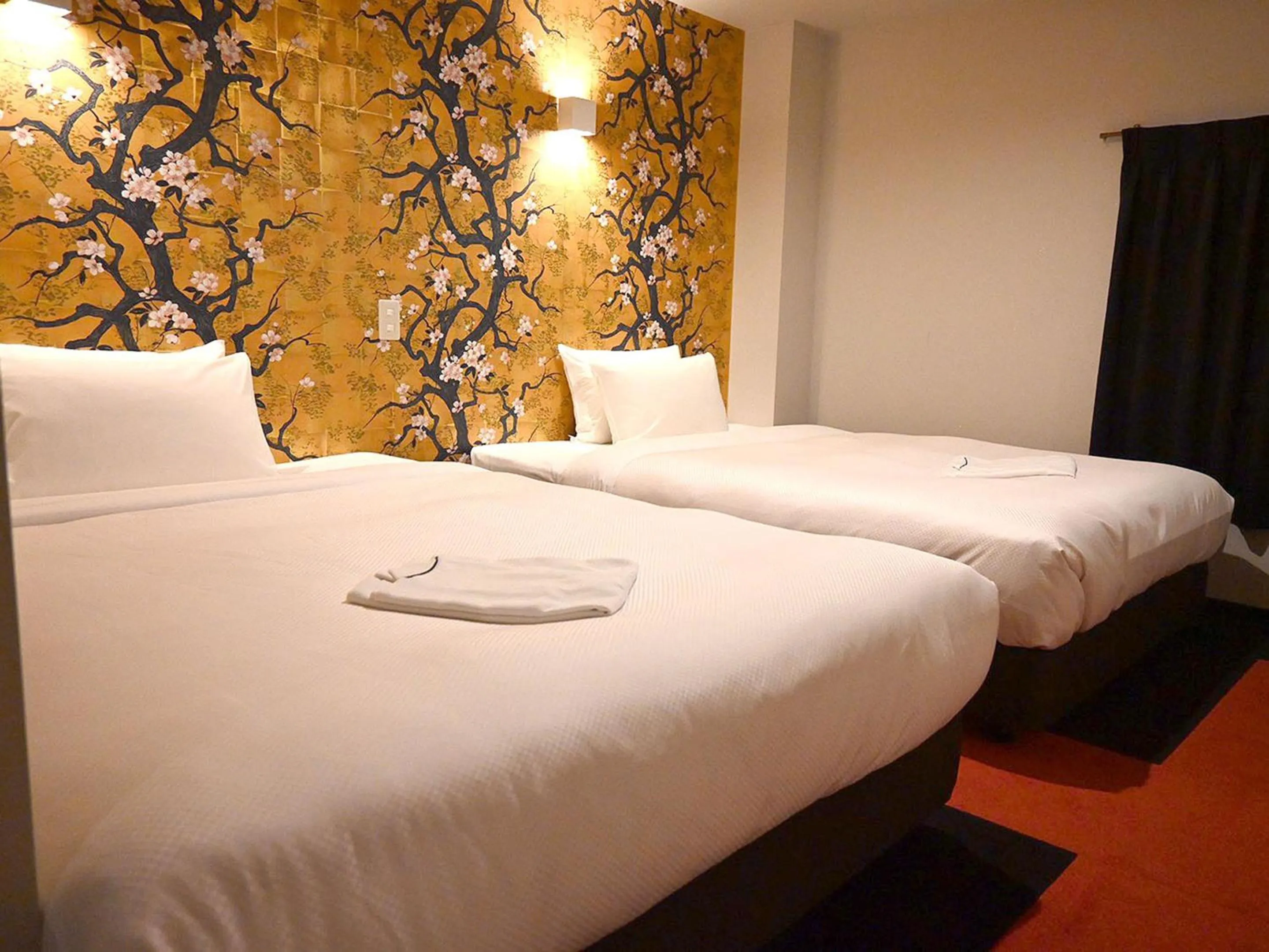 Bed in Art Inn Namba