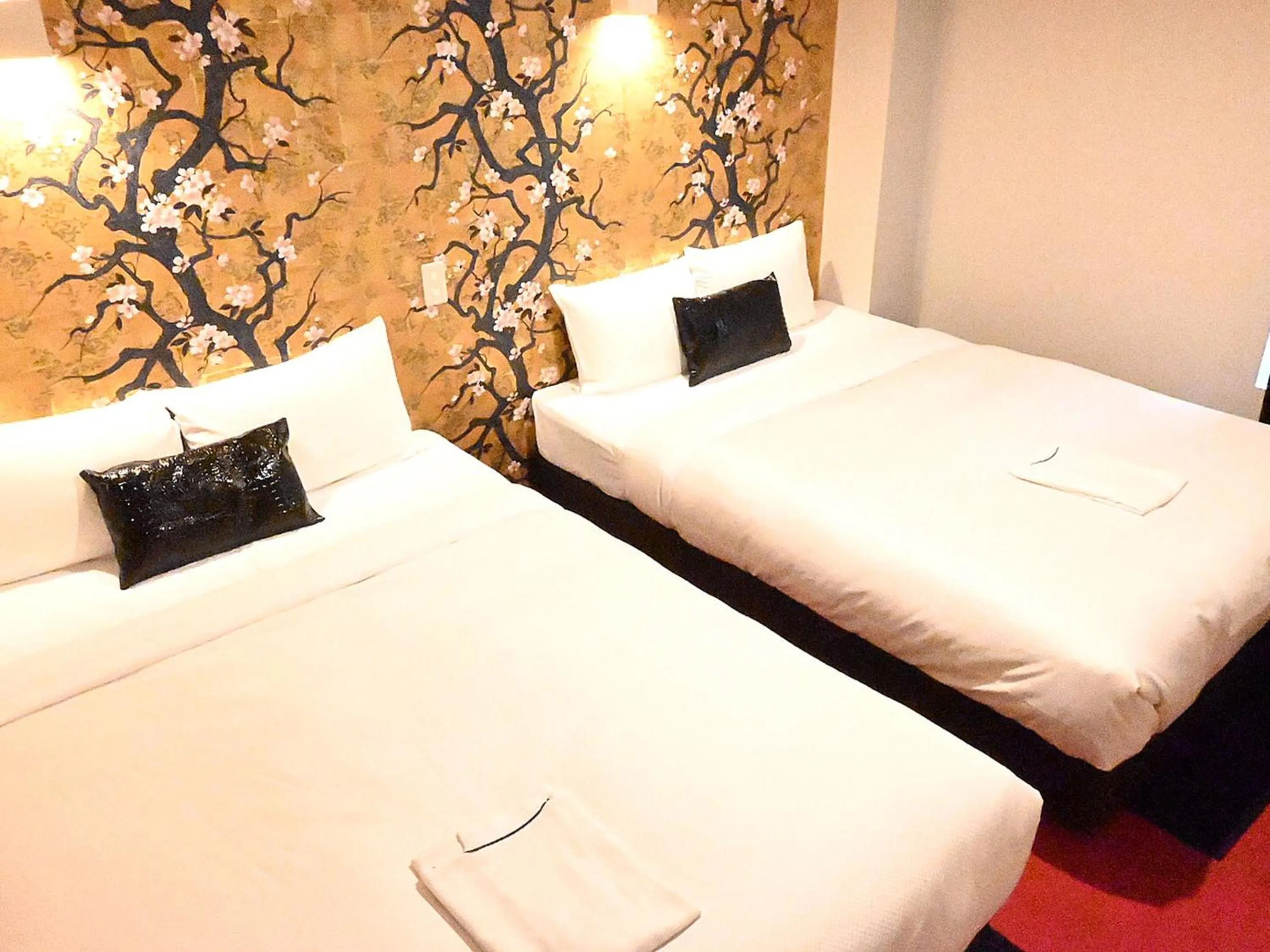 Bed in Art Inn Namba