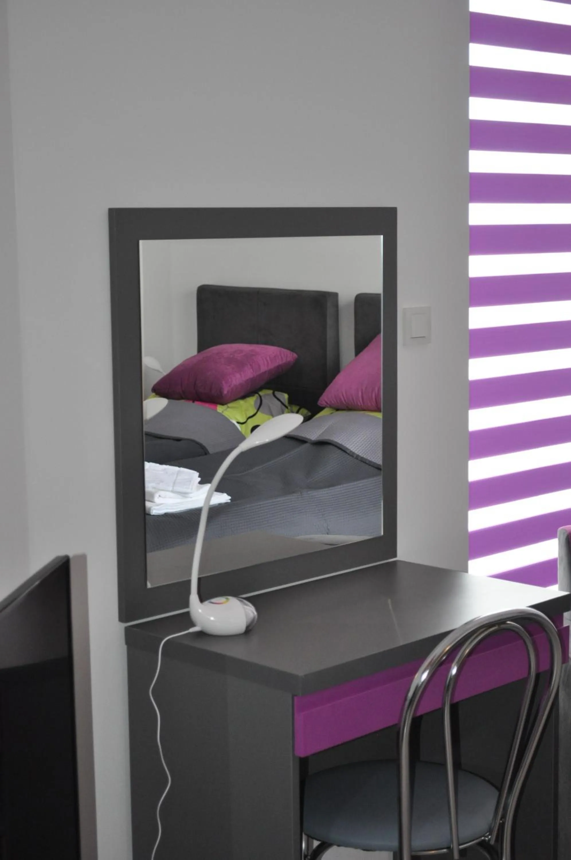Bed in Pop Art Apartments