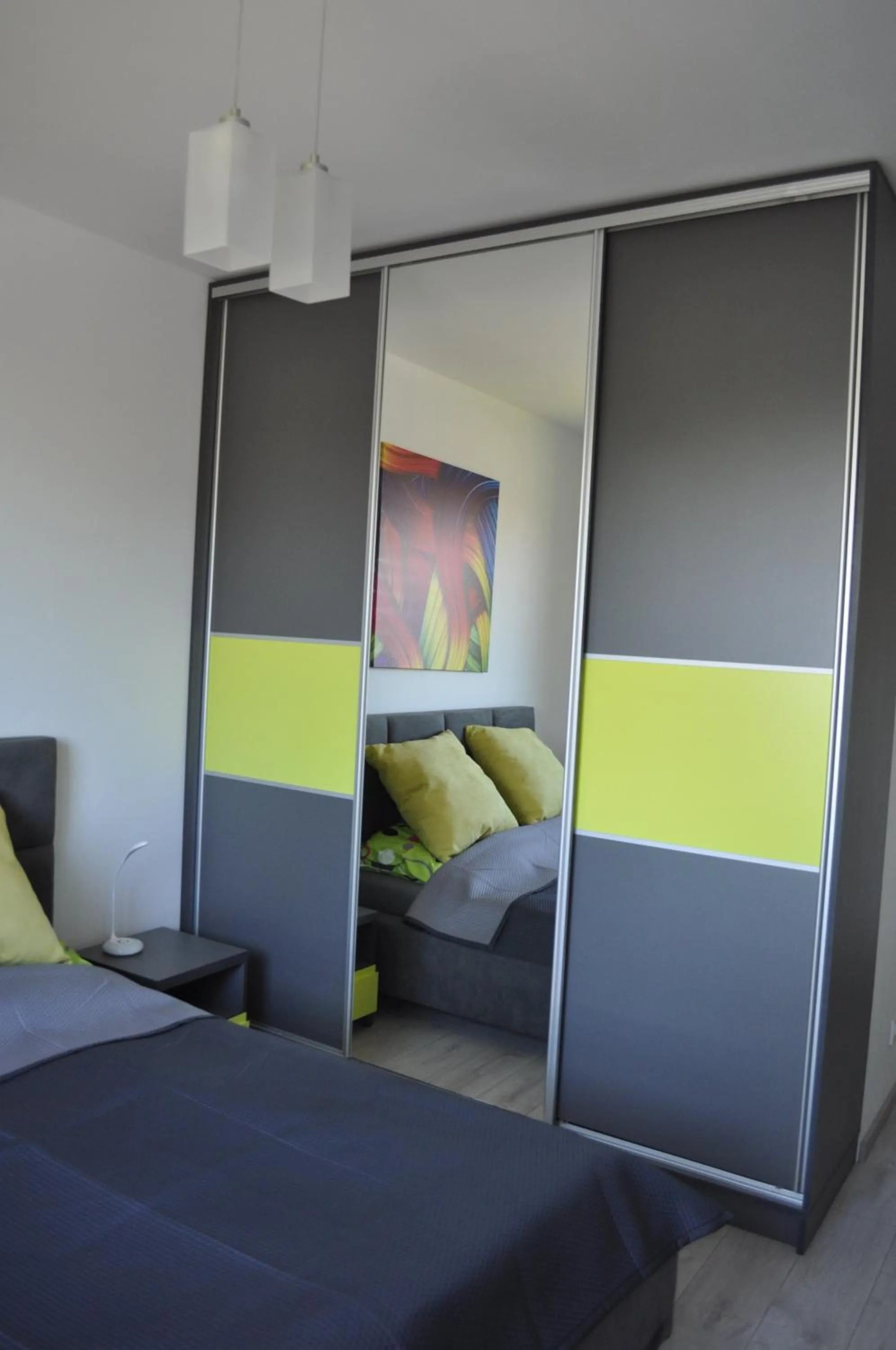 Decorative detail, Bed in Pop Art Apartments