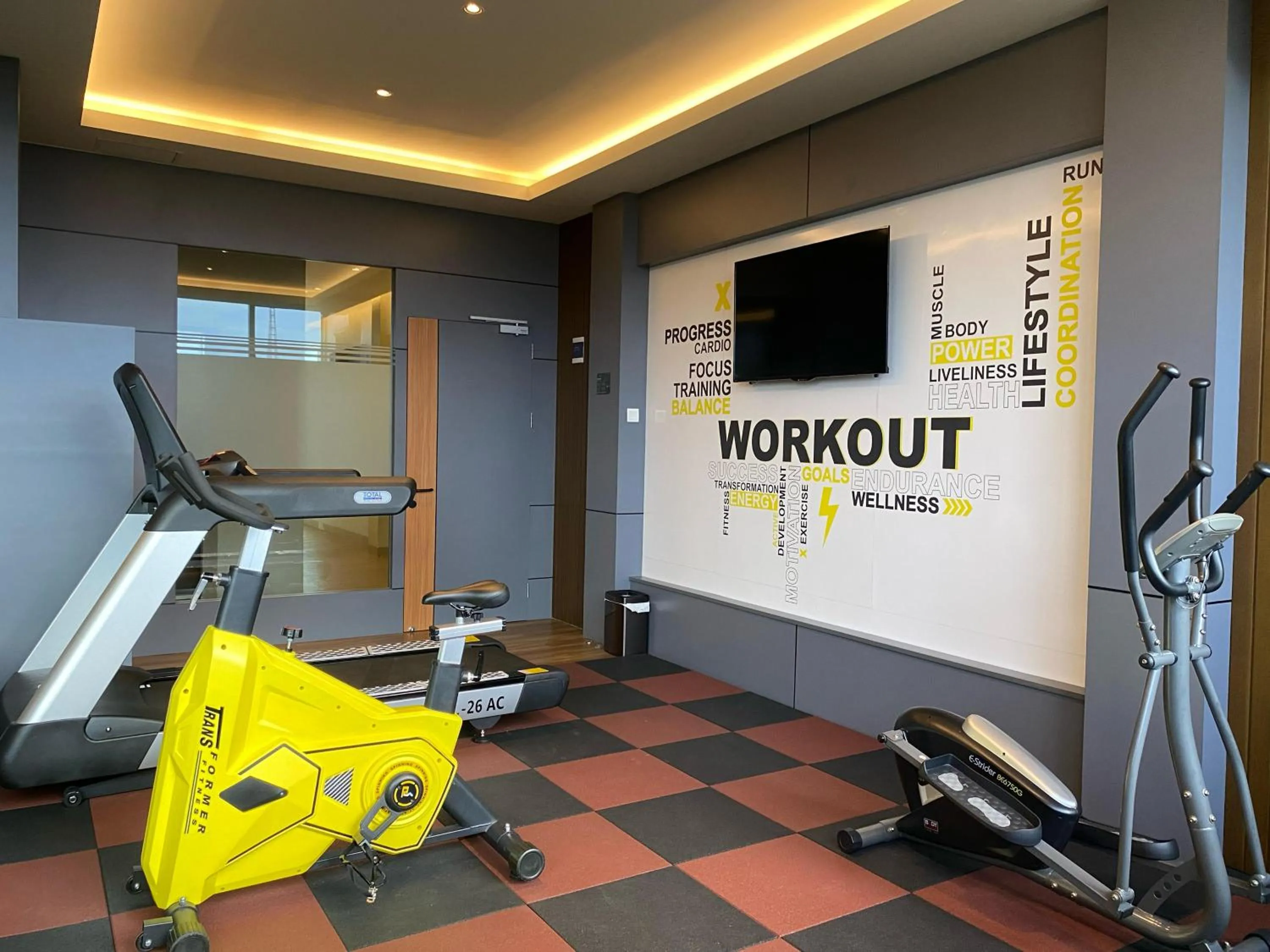 Fitness centre/facilities in Classie Hotel