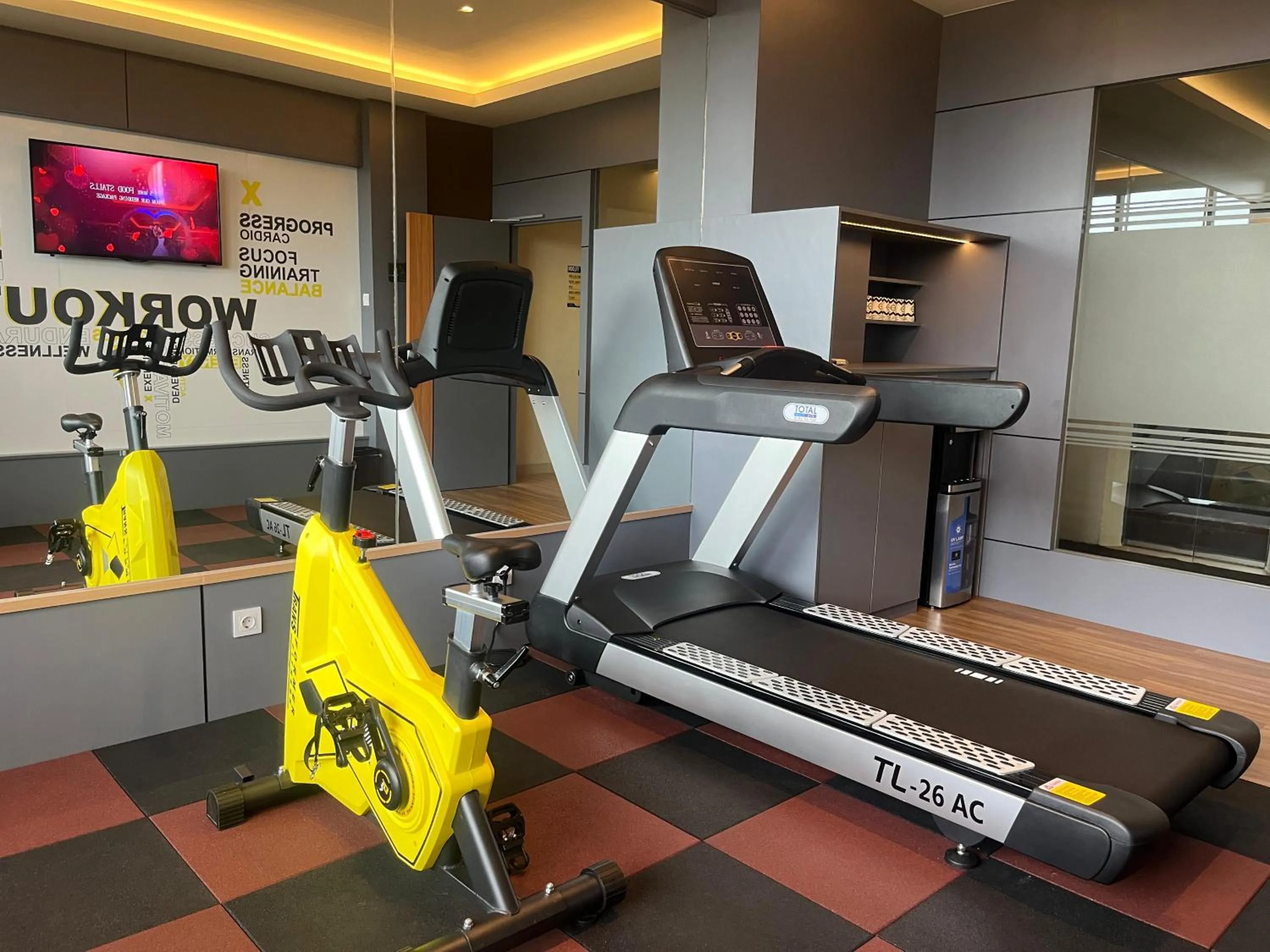 Fitness centre/facilities in Classie Hotel