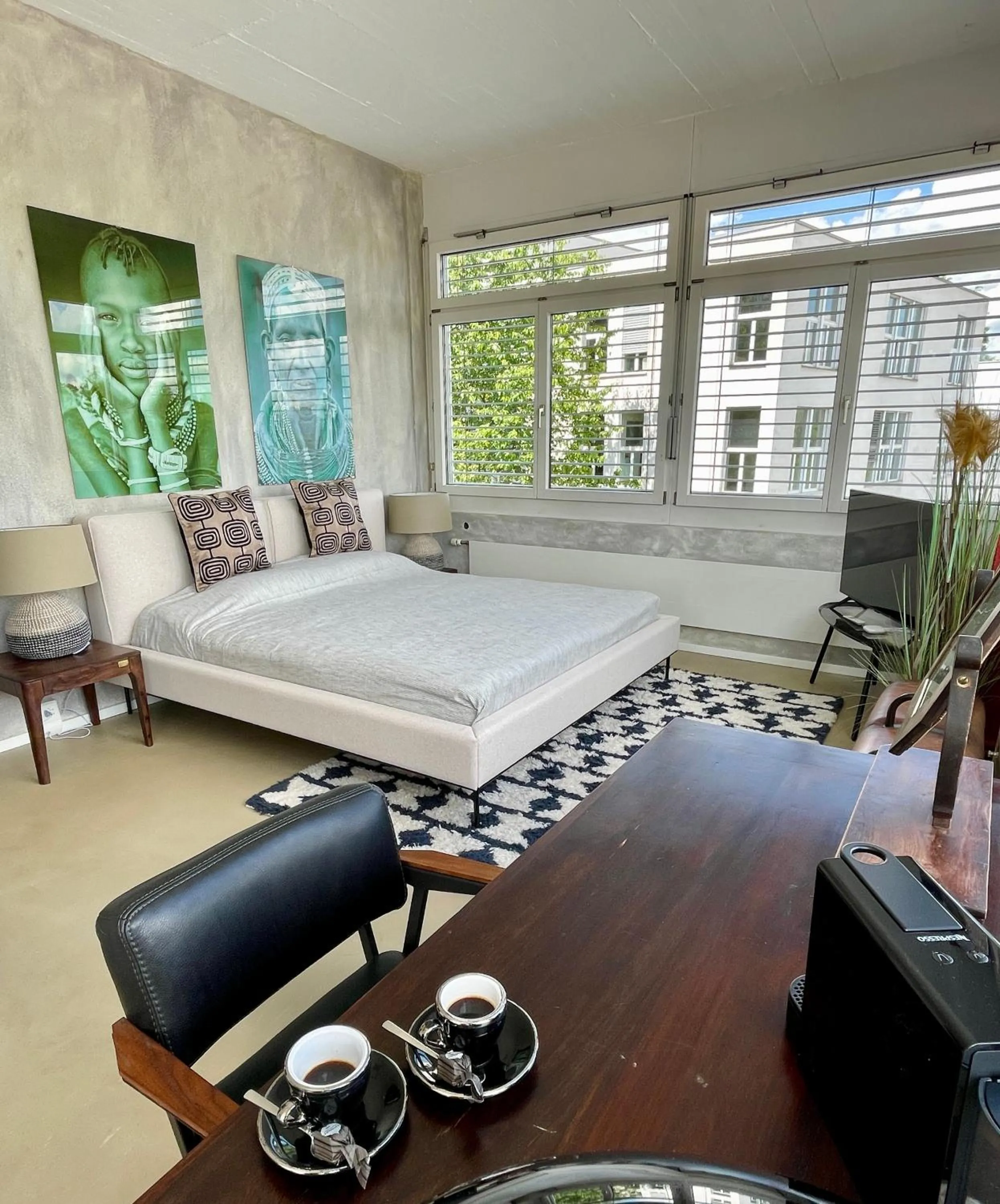 Bedroom, Bed in No1 Art B&B