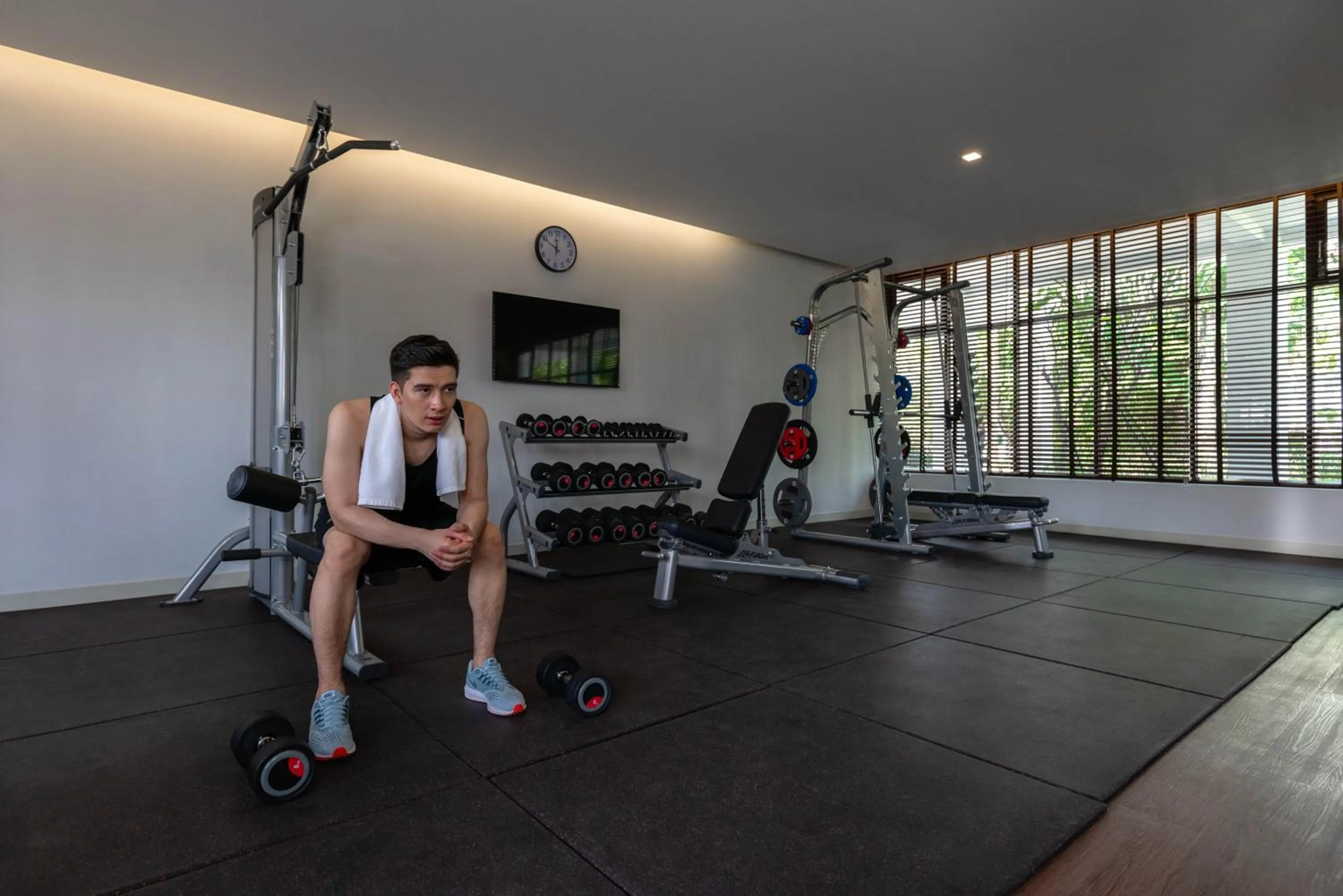 Fitness centre/facilities in Pullman Luang Prabang