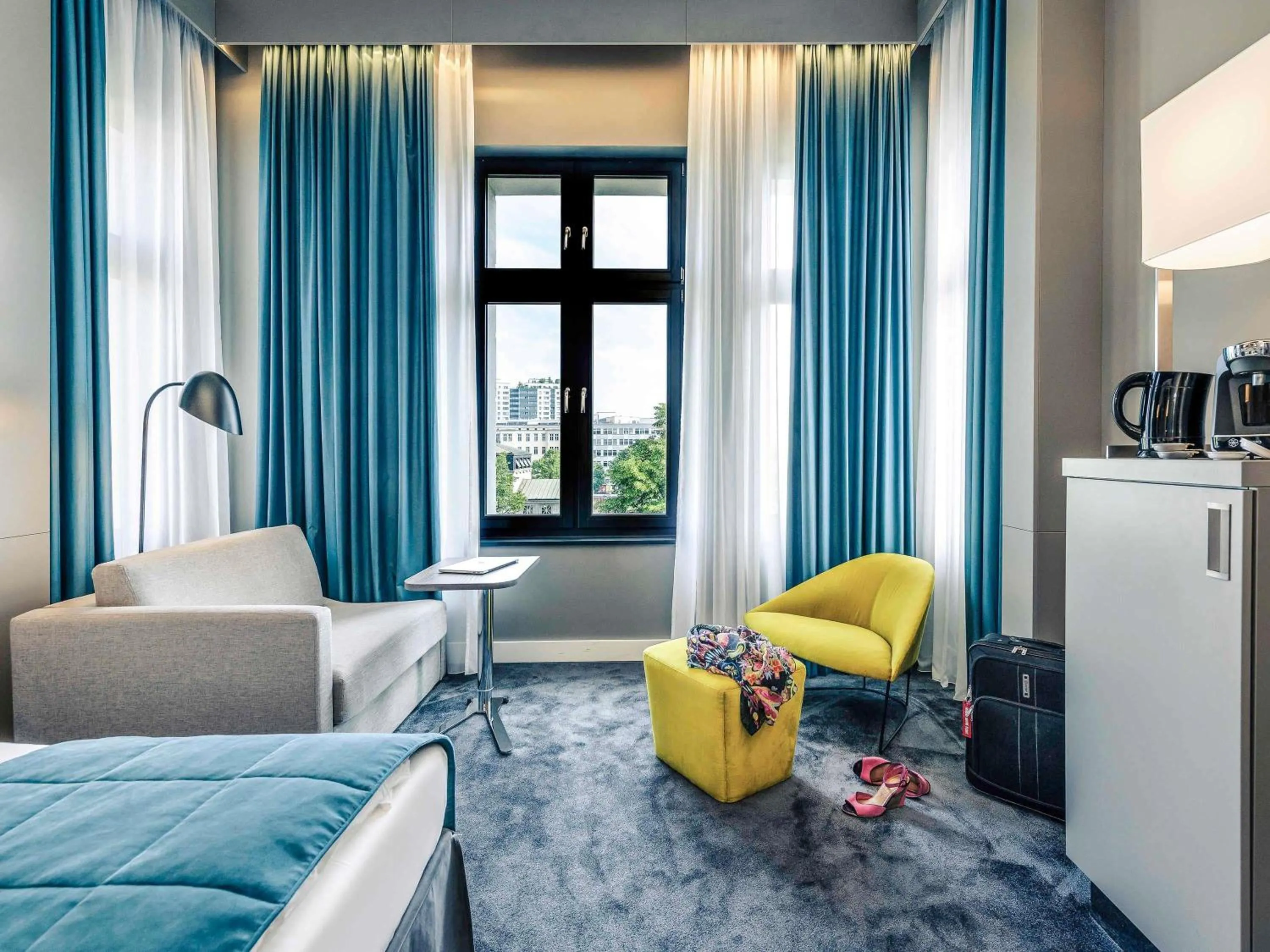 Bedroom, Bed in MERCURE Hotel Berlin Wittenbergplatz