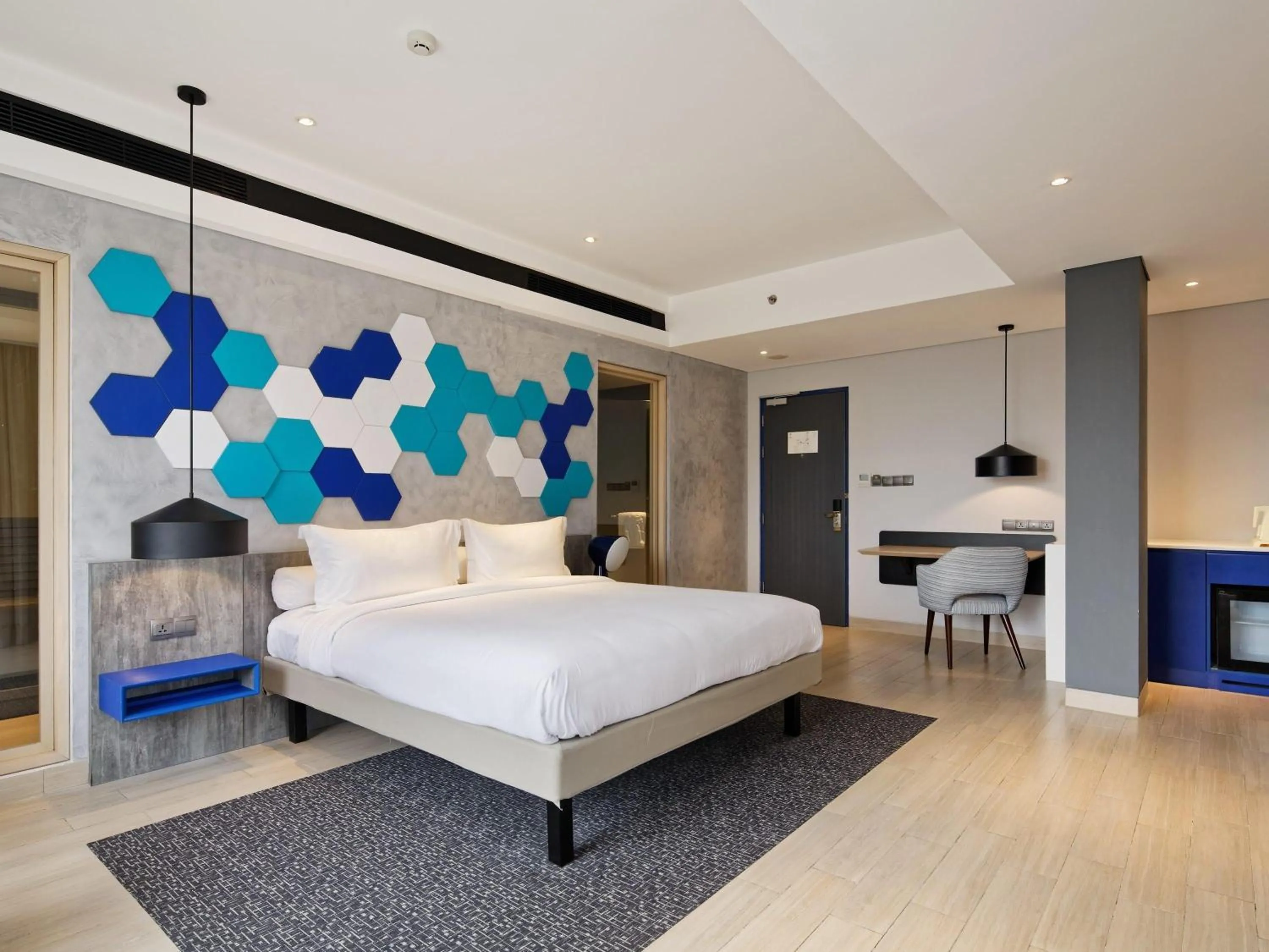 Bedroom, Bed in ibis Styles Batam Nagoya