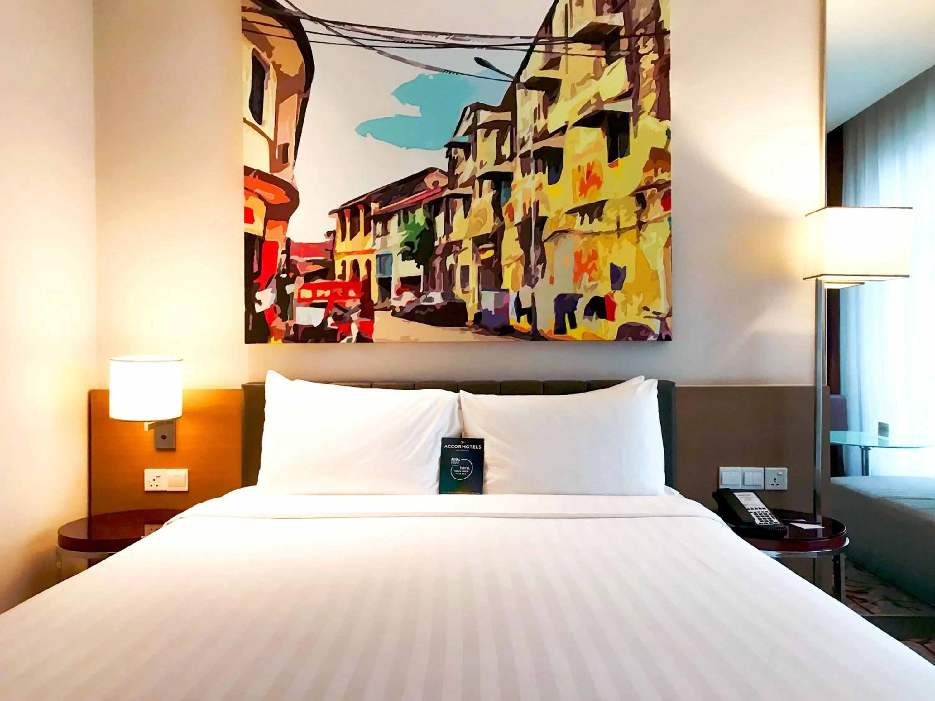 Bed in Mercure Kuala Lumpur Shaw Parade