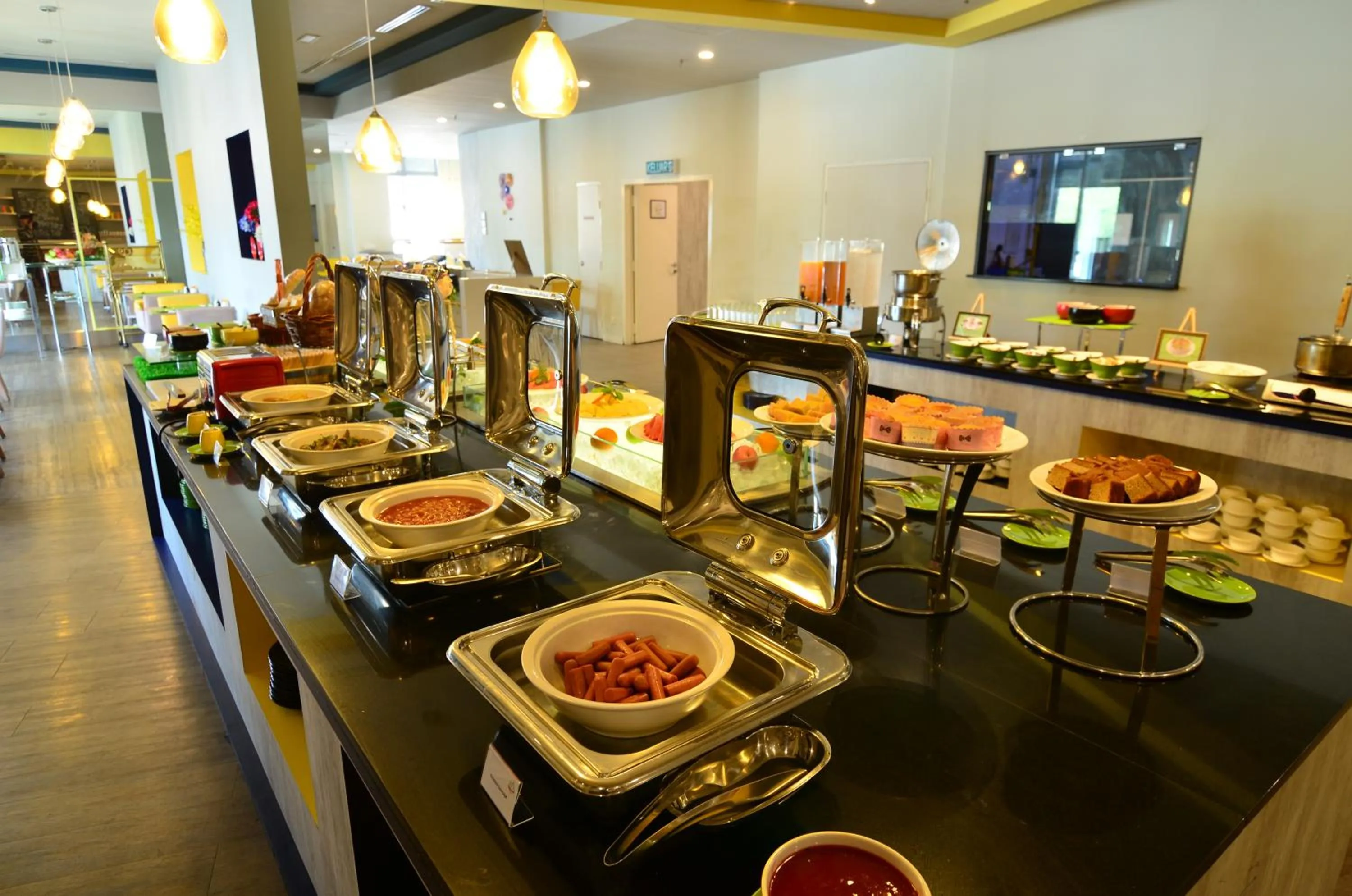 Buffet breakfast in ibis Styles Kuala Lumpur Sri Damansara