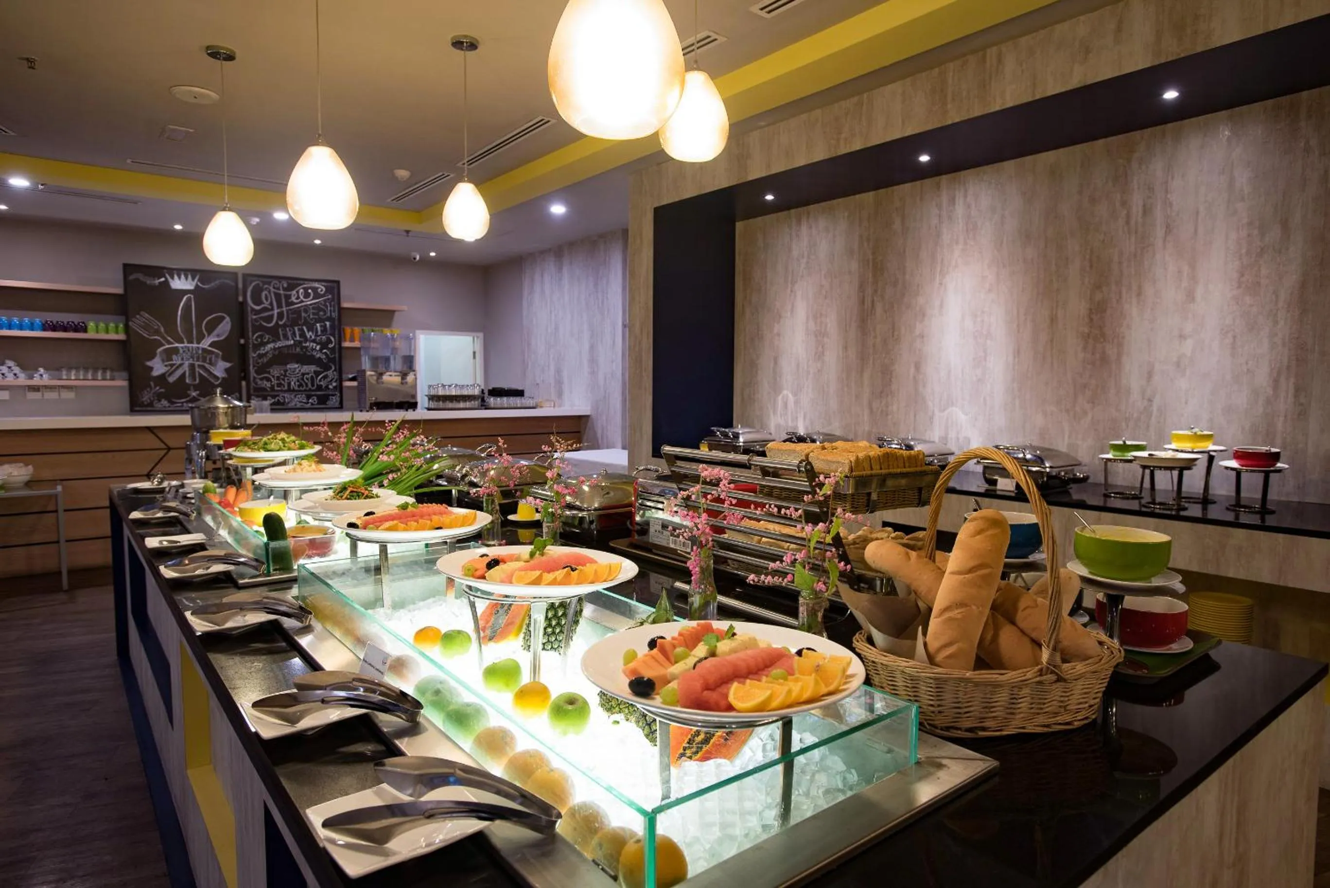 Buffet breakfast in ibis Styles Kuala Lumpur Sri Damansara