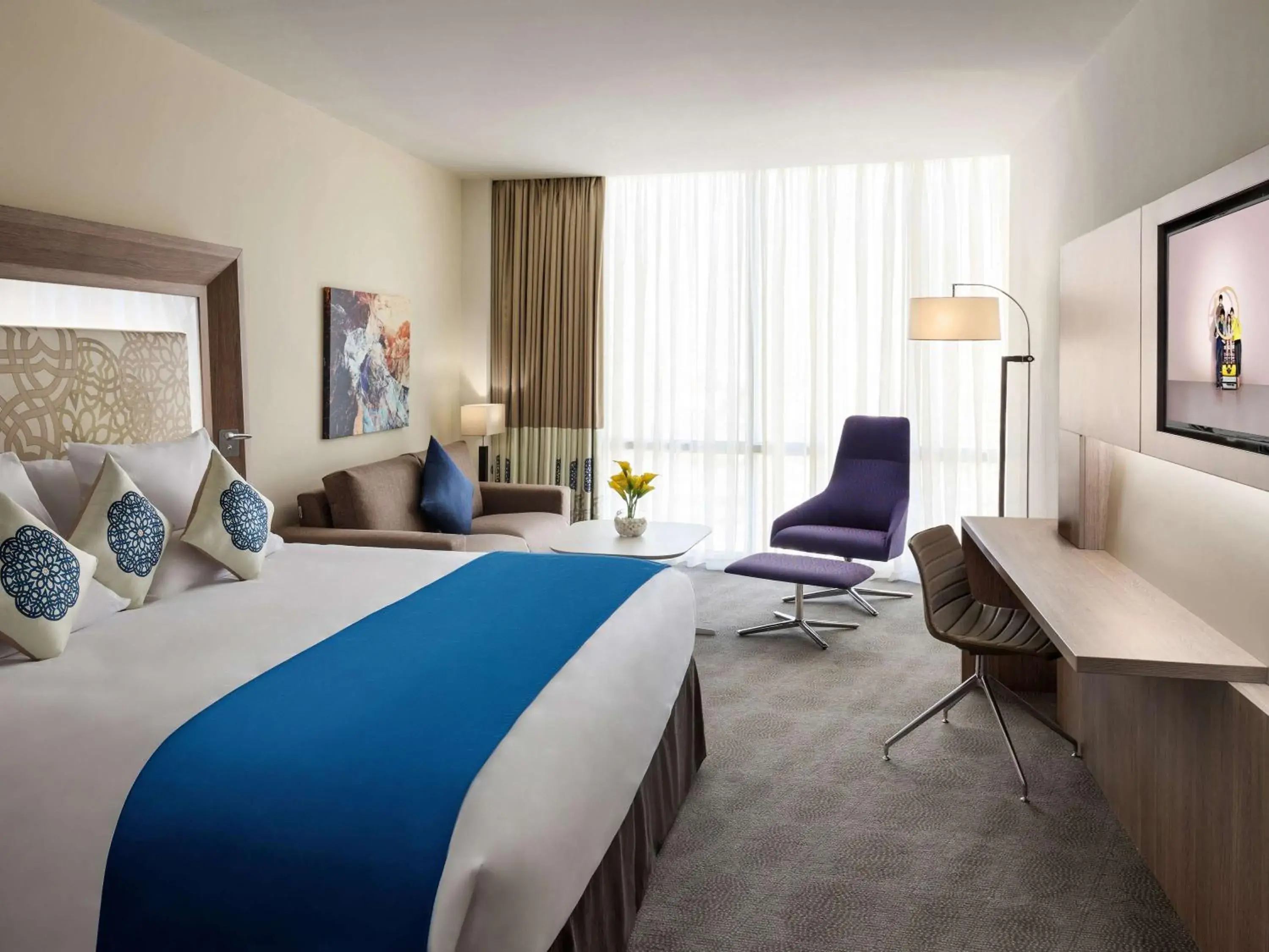 Superior Double Room with Sofa Bed in Novotel Jeddah Tahlia Superior Double Room with Sofa Bed in Novotel Jeddah Tahlia