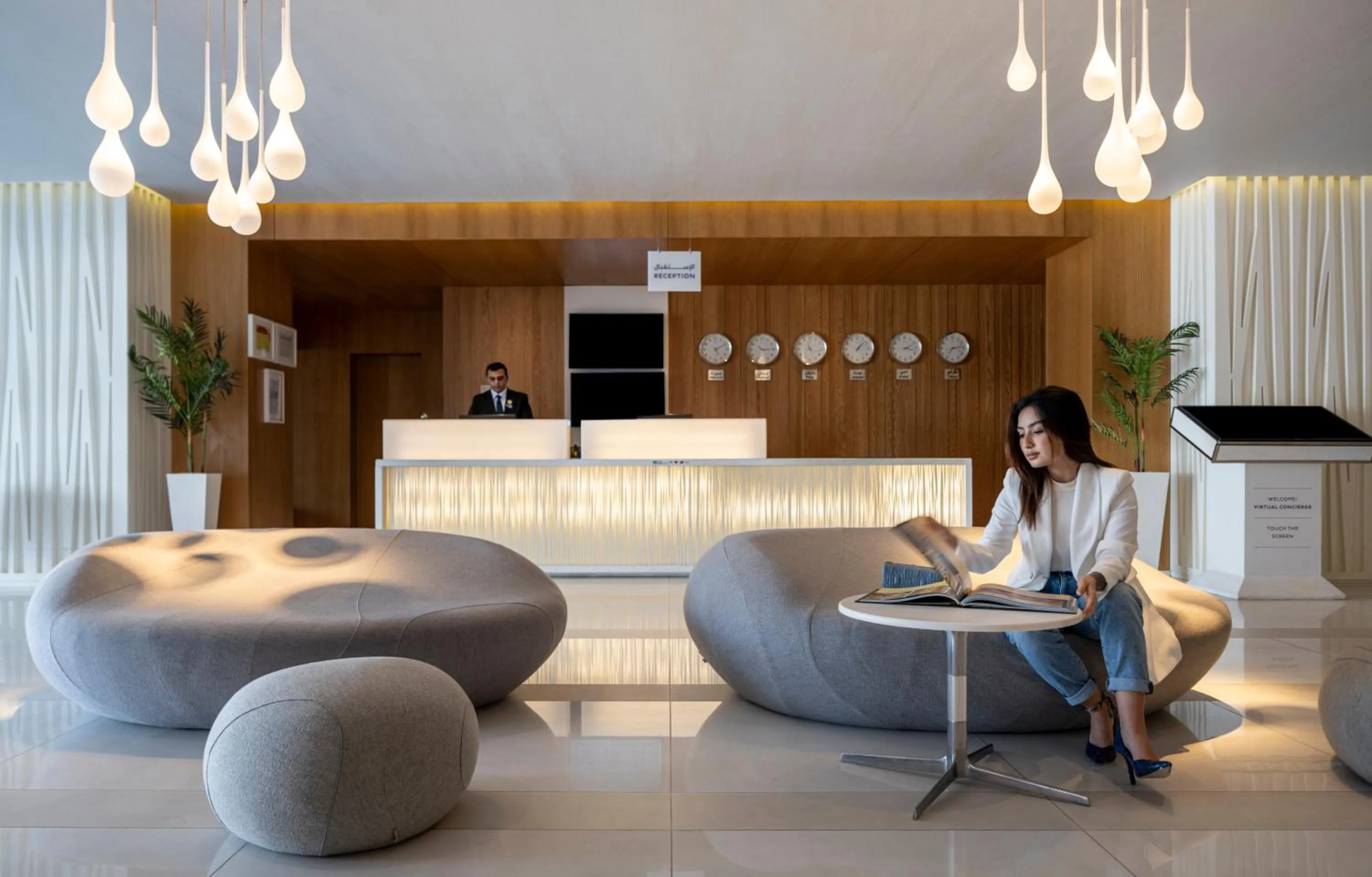 Lobby or reception in Novotel Jeddah Tahlia