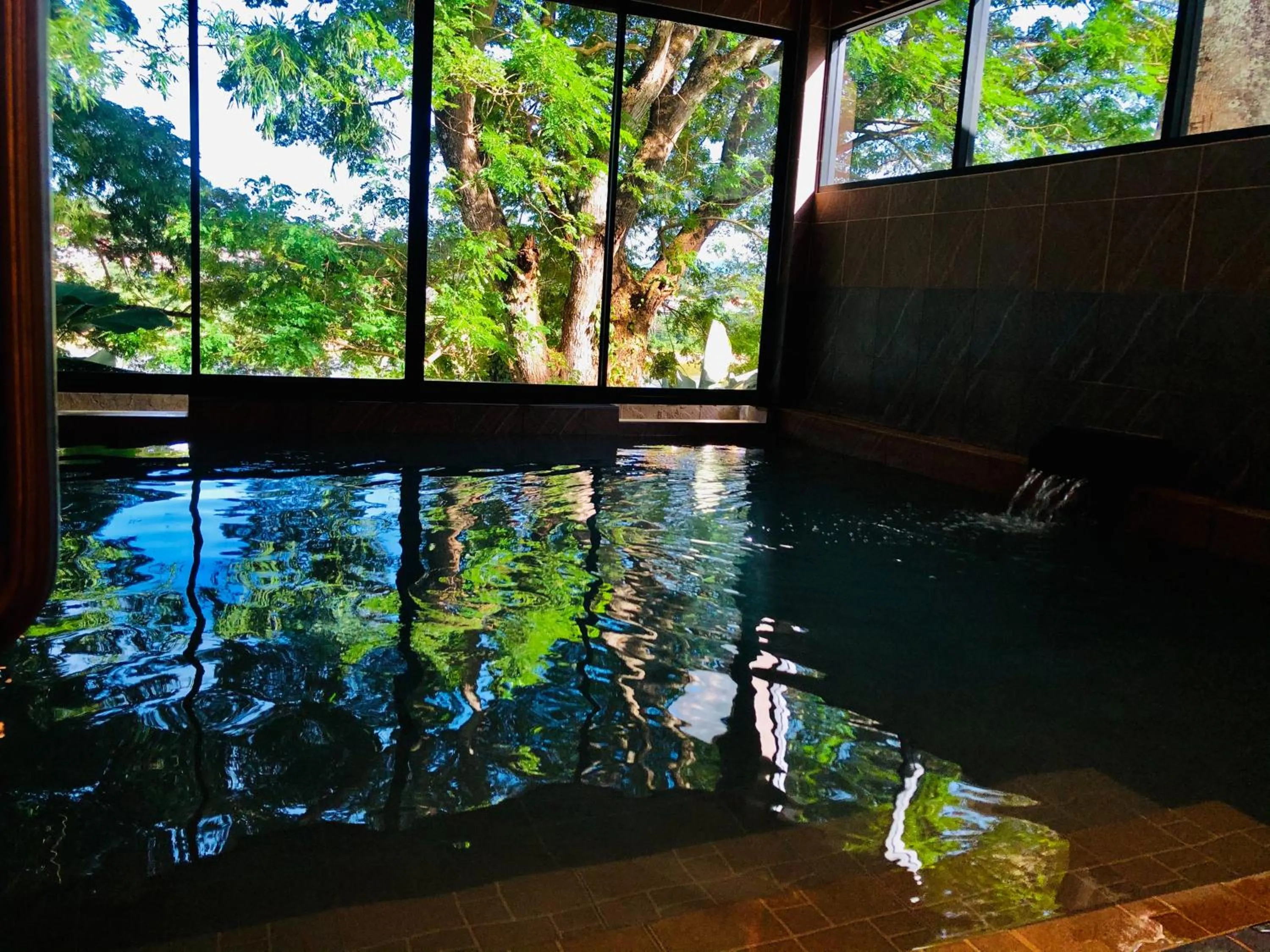 Hot Tub in Chiangkhong Teak Garden Riverfront Onsen Hotel- SHA Extra Plus