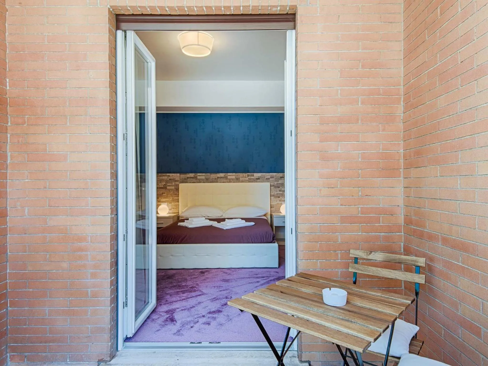 Balcony/Terrace, Bed in Guesthouse Park Pines