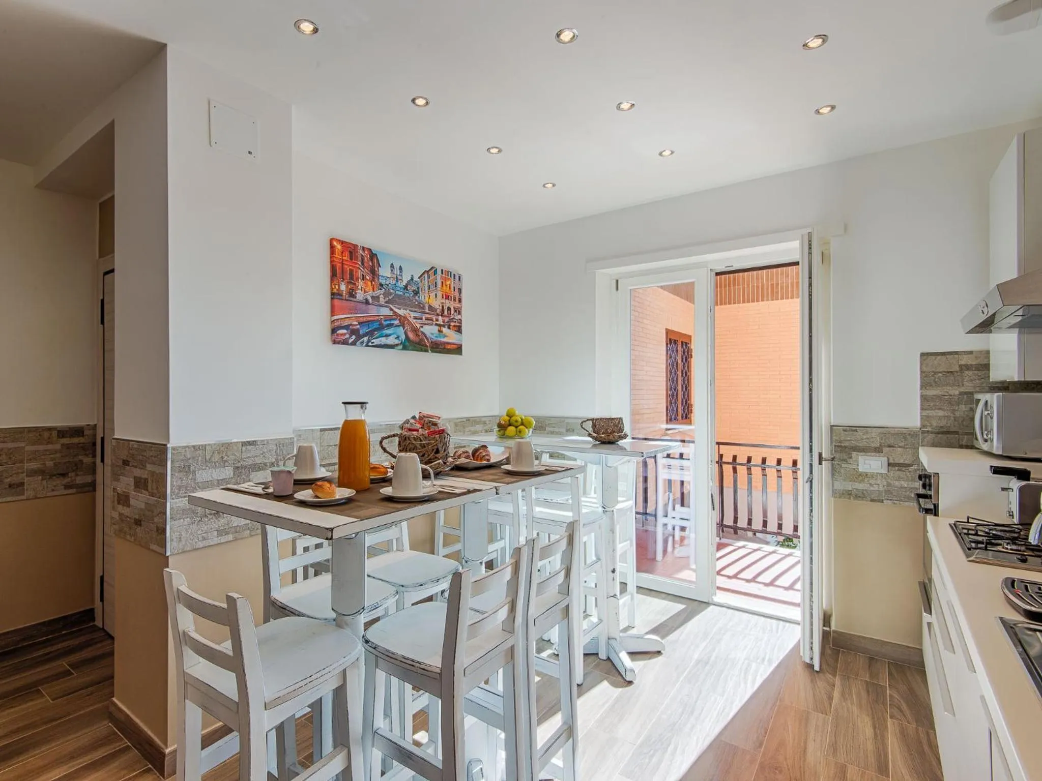 Italian breakfast in Guesthouse Park Pines