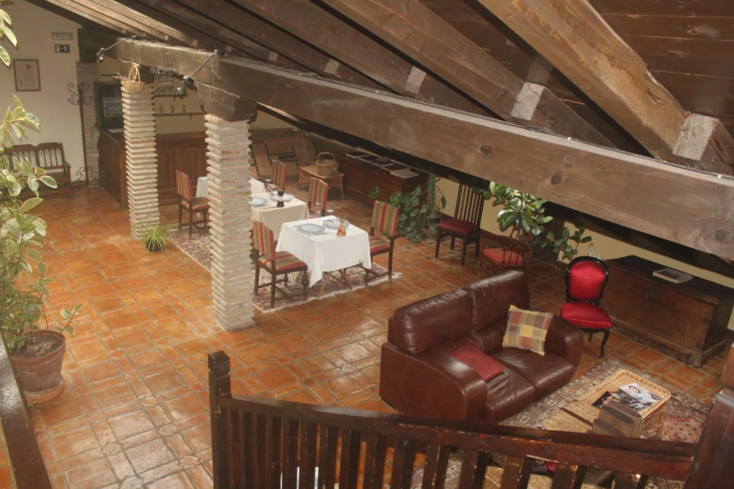 Communal lounge/ TV room in Posada Mayor de Migueloa